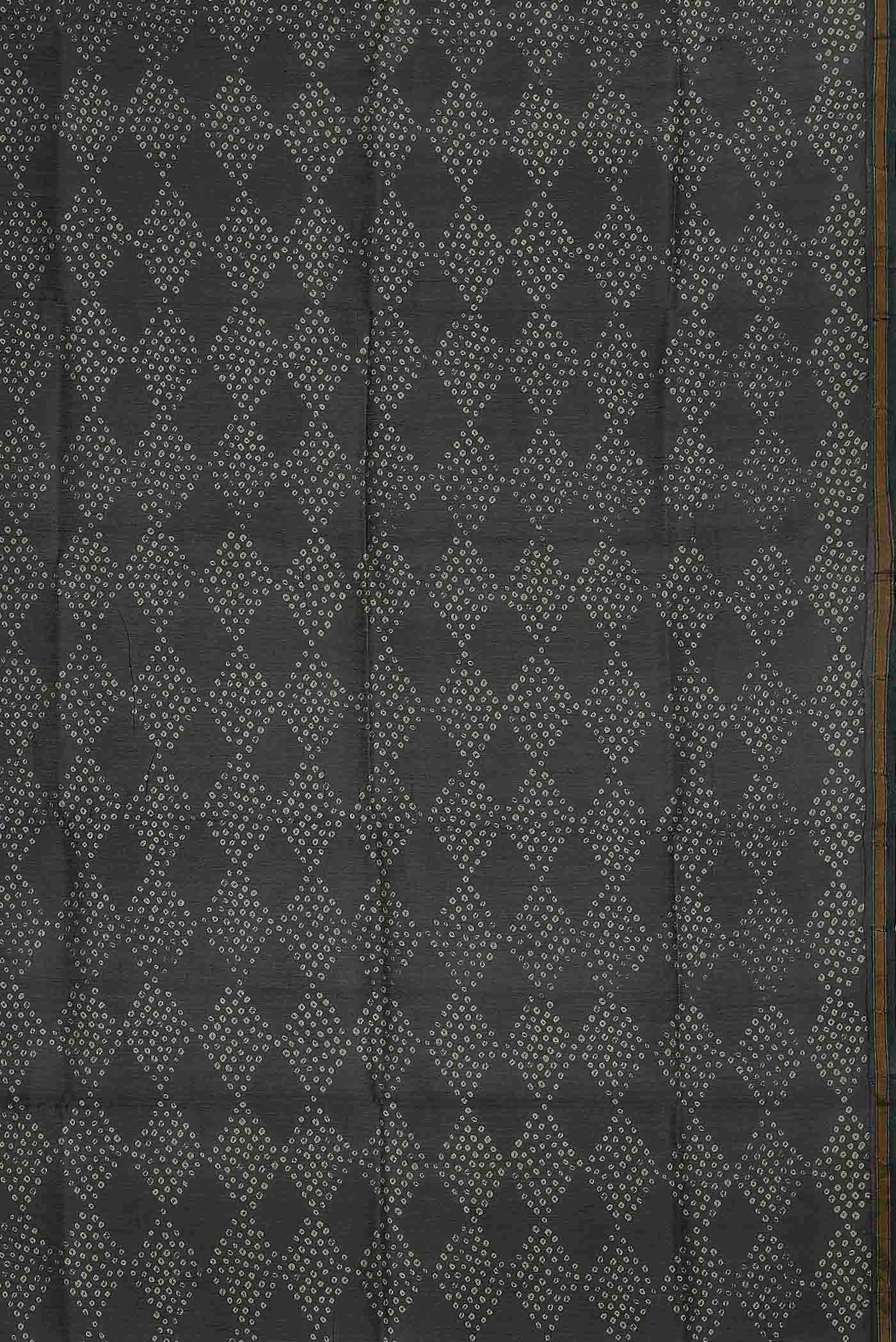 Green Chanderi Silk Cotton Saree