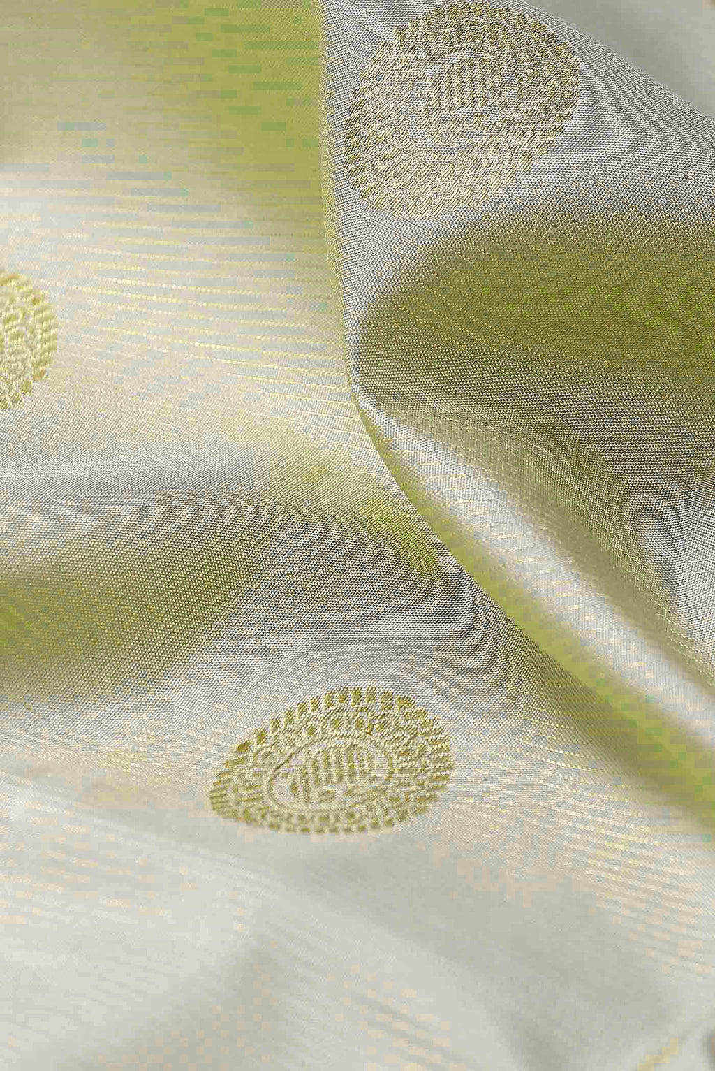 Beige Kanchipuram Silk Saree