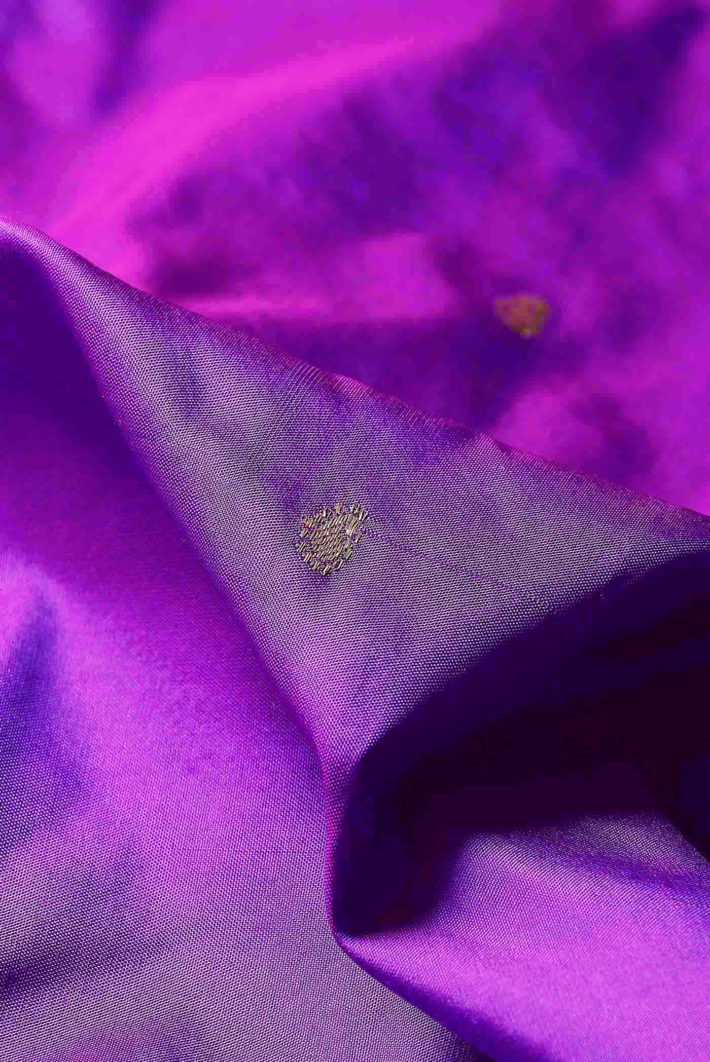 Purple Paithani Silk Saree