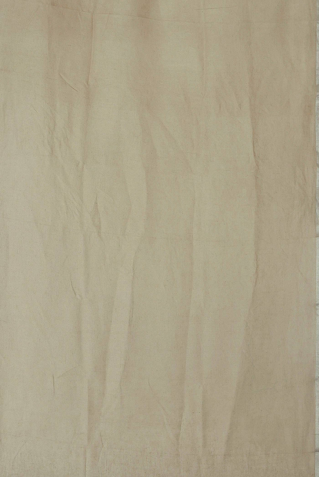 Beige Linen Cotton Saree