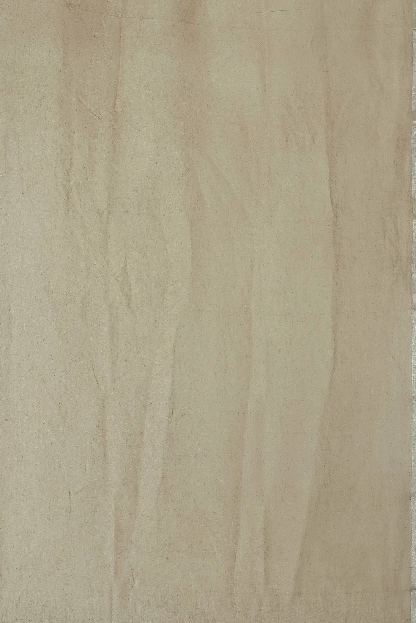 Beige Linen Cotton Saree