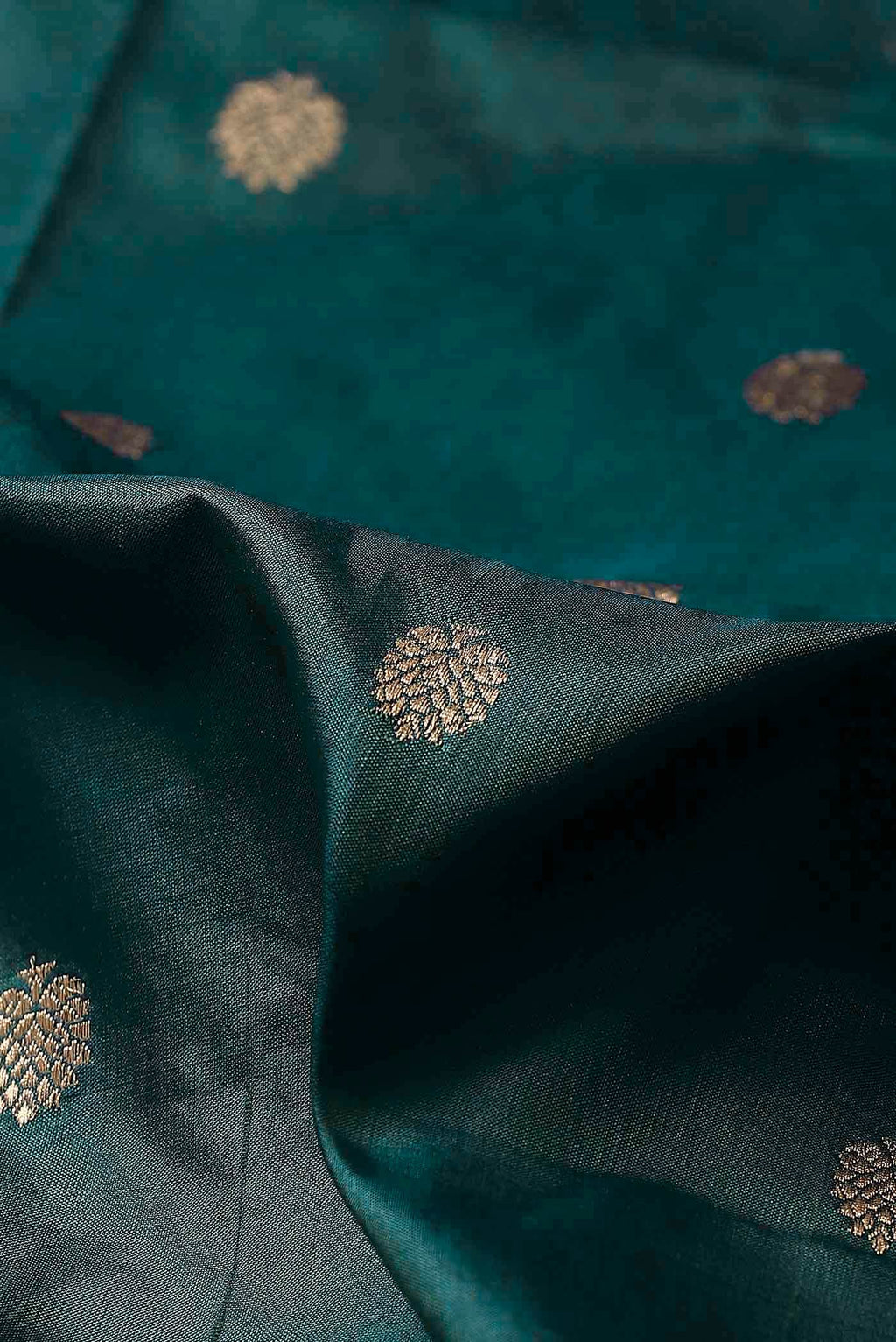 Blue Banarasi Raw Silk Saree