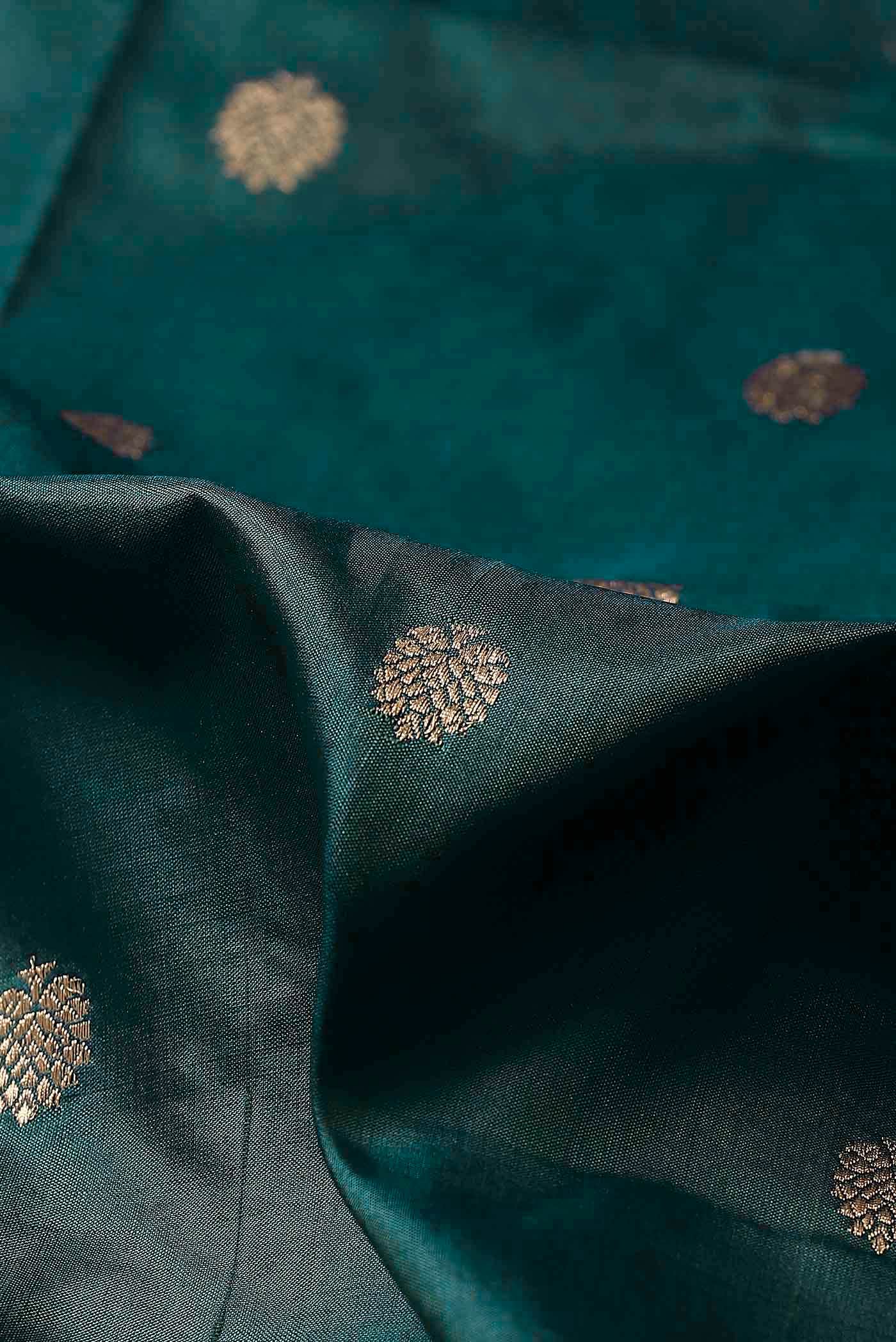 Blue Banarasi Raw Silk Saree