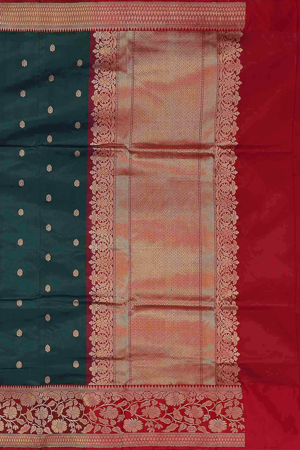Blue Banarasi Raw Silk Saree