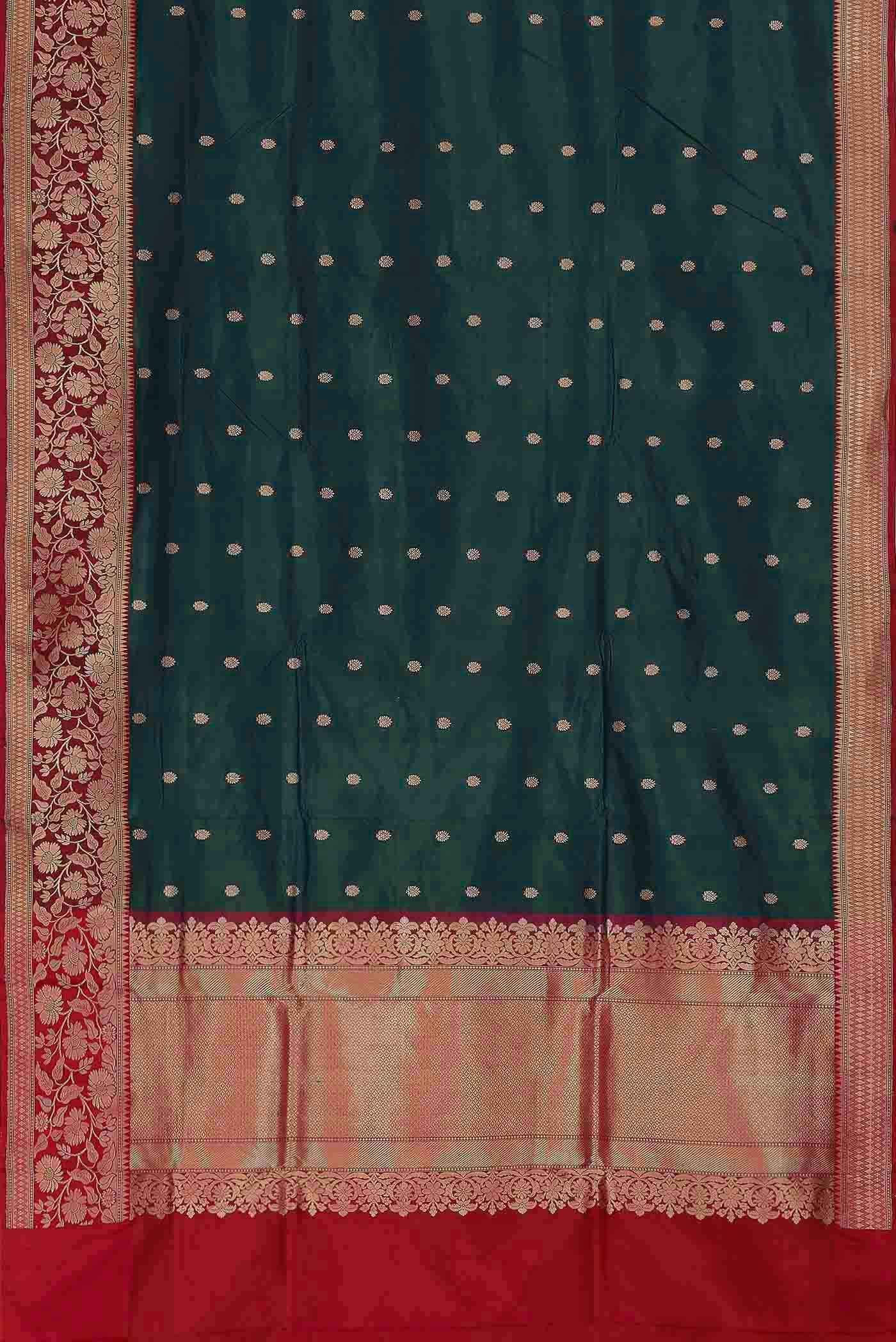 Blue Banarasi Raw Silk Saree
