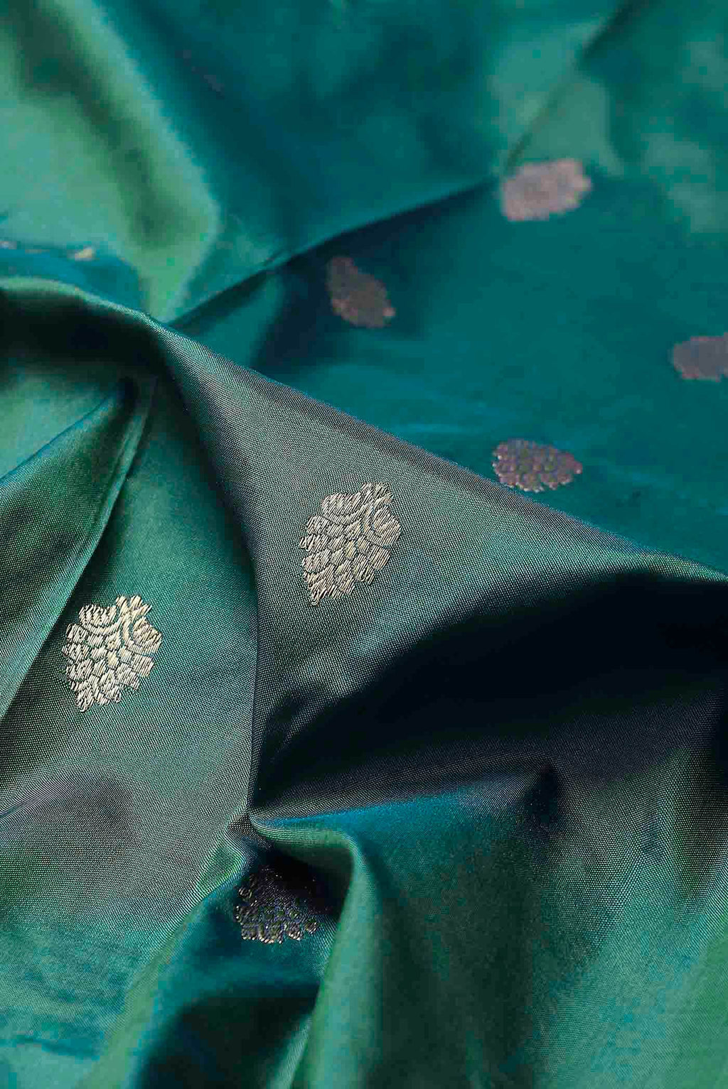 Blue Banarasi Raw Silk Saree