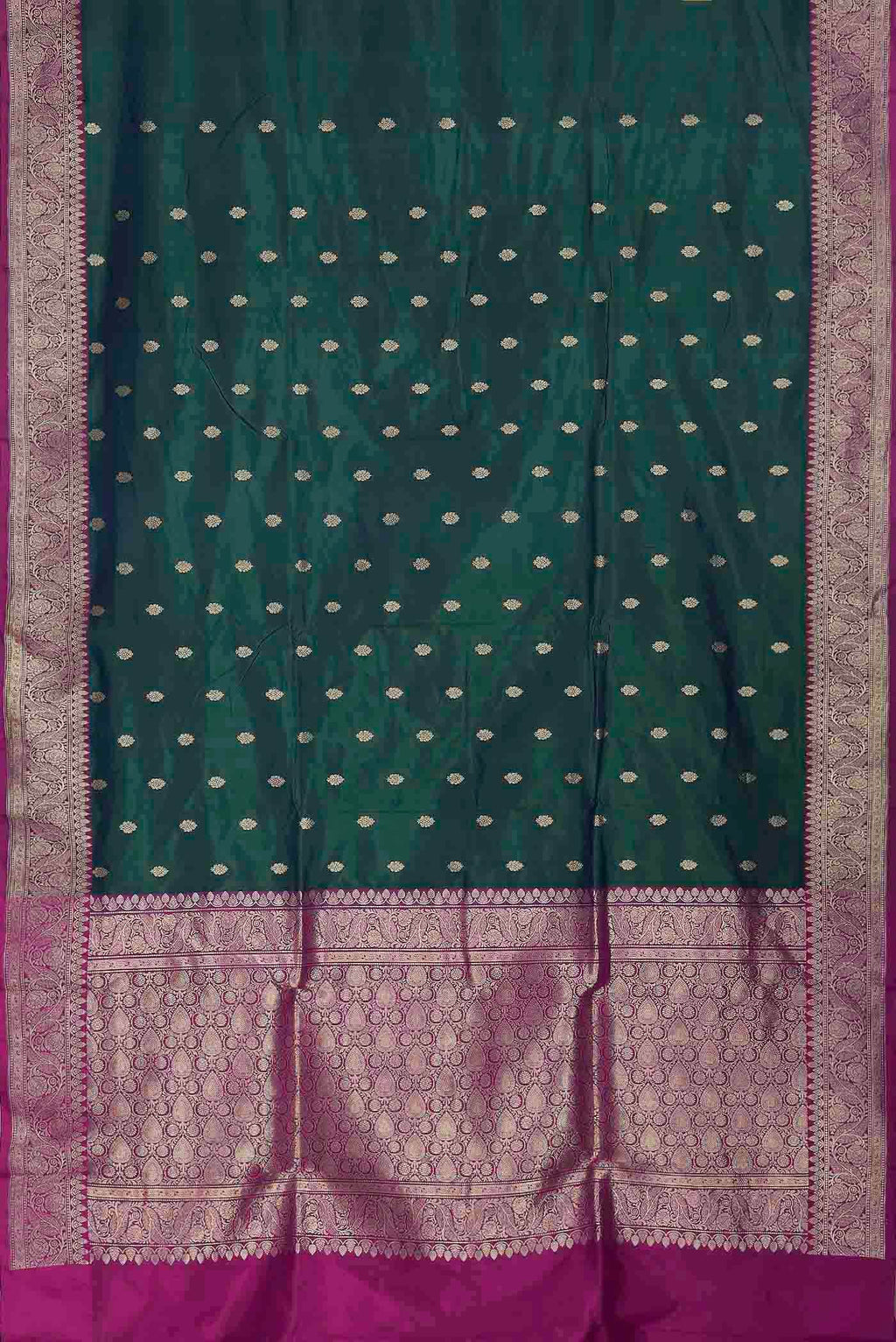 Blue Banarasi Raw Silk Saree
