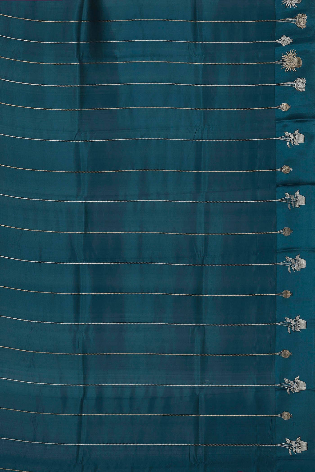 Blue Banarasi Raw Silk Saree