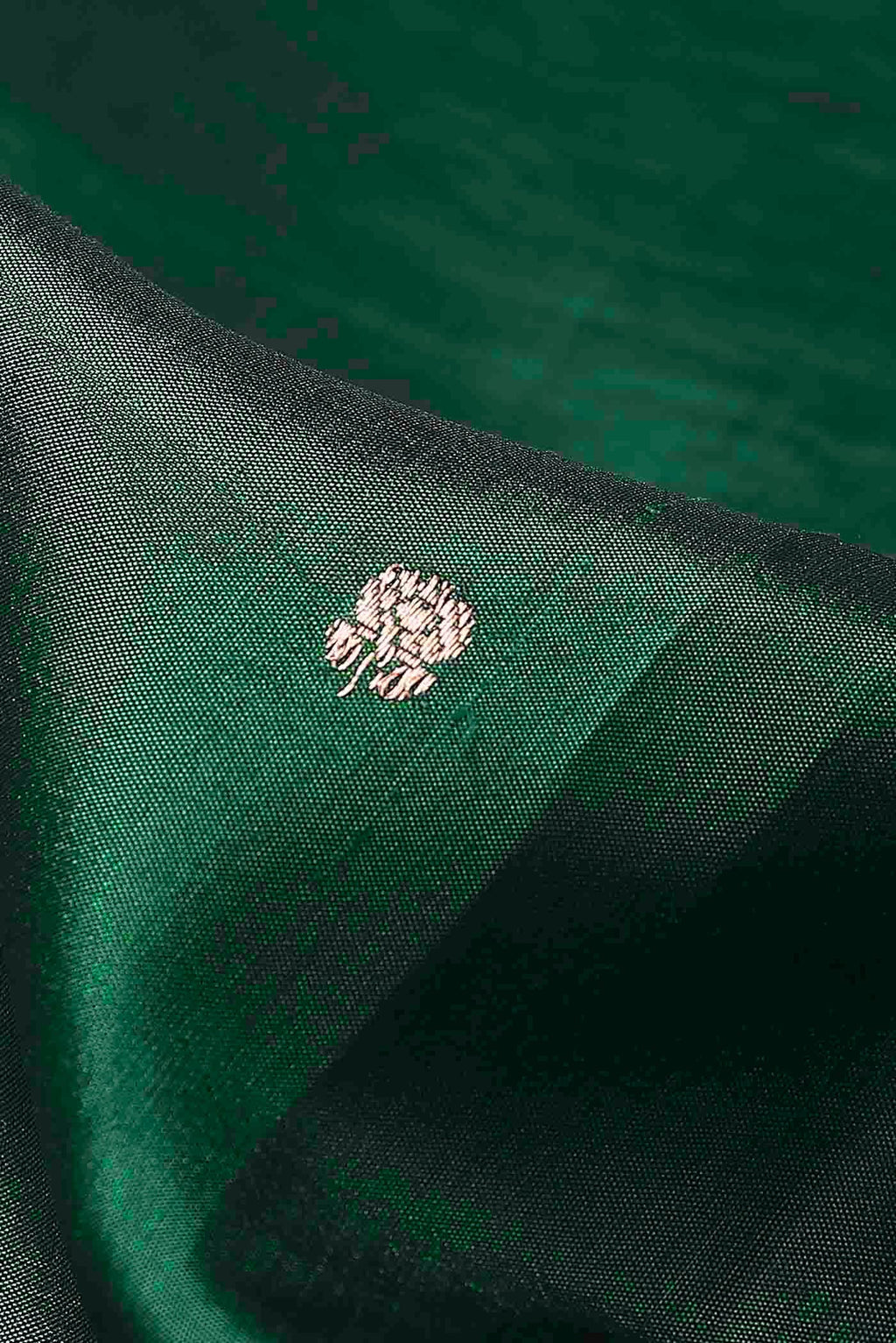 Green Banarasi Katan Silk Saree