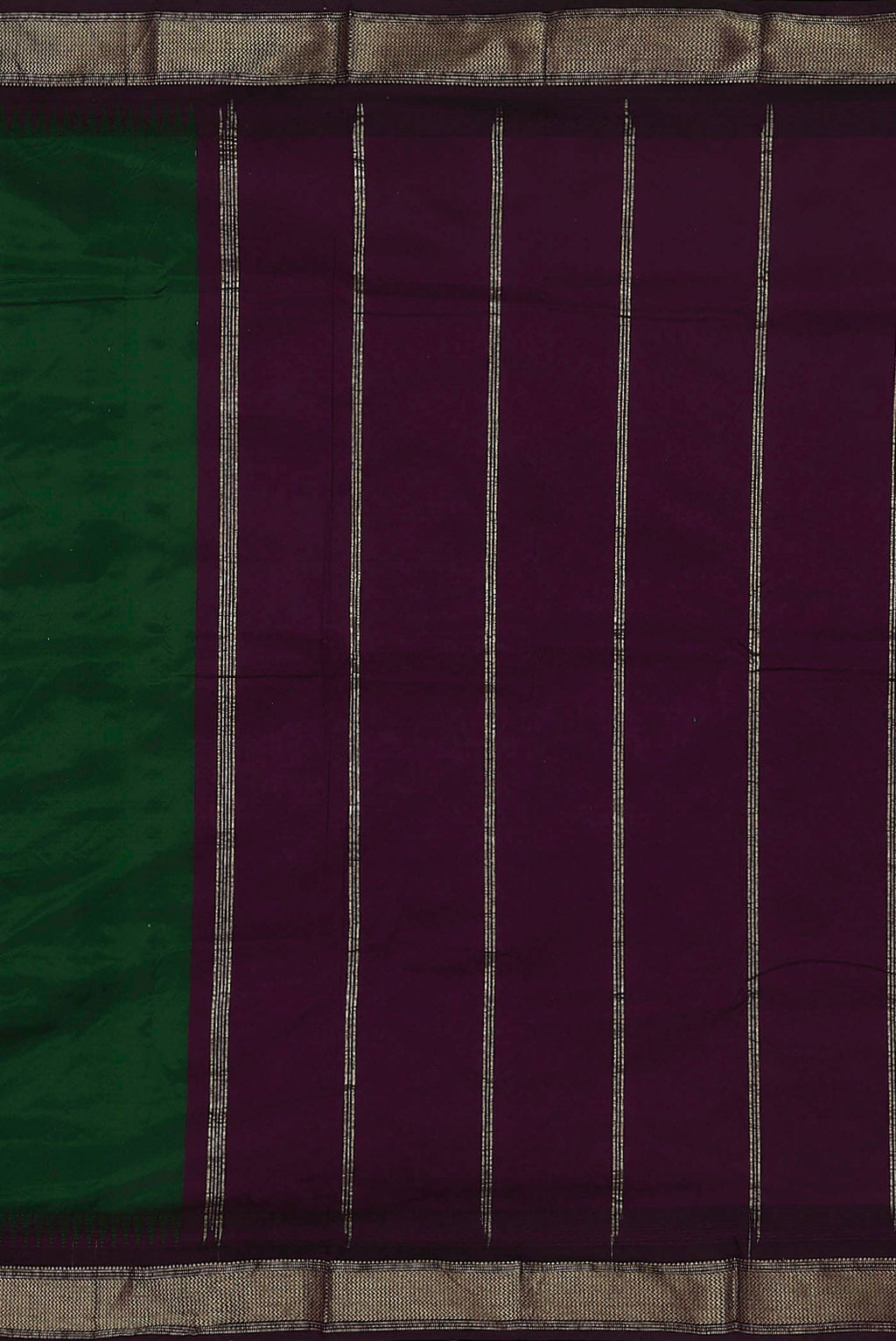 Green Blended Bangalore Silk Saree