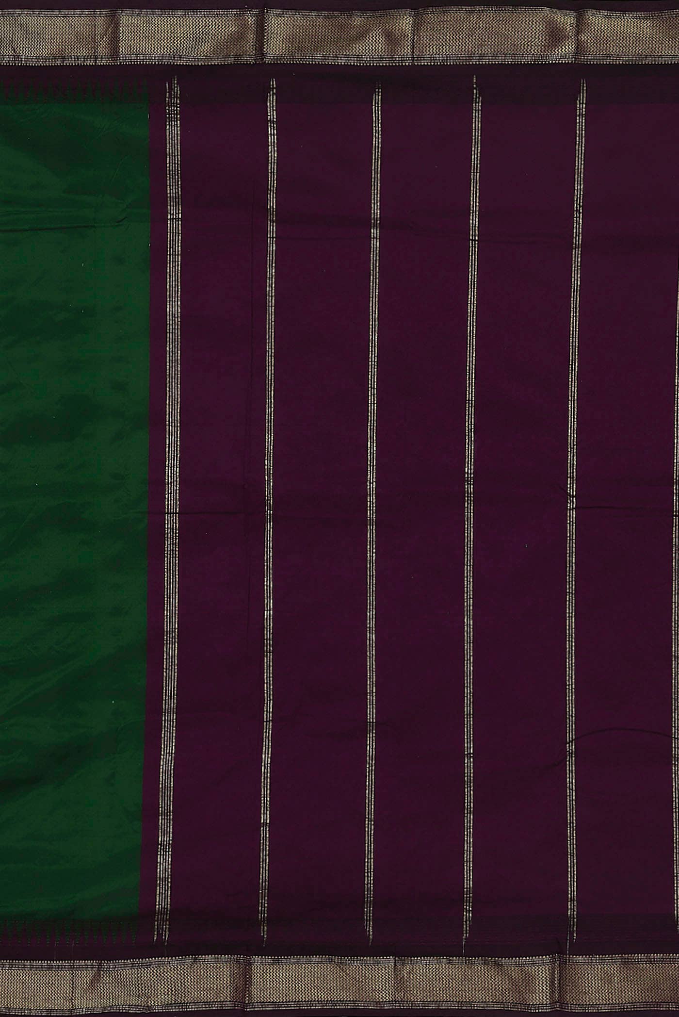 Green Blended Bangalore Silk Saree