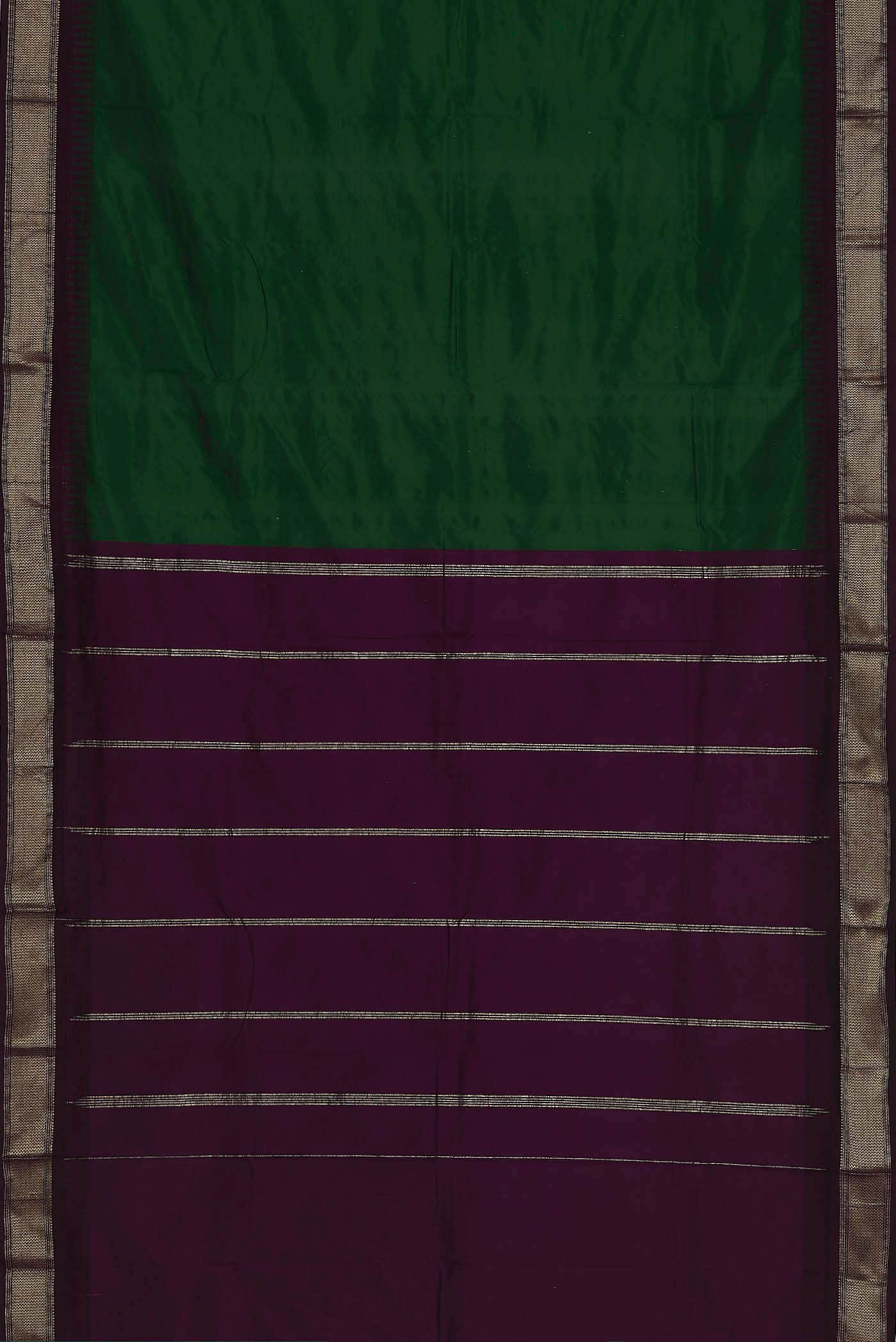 Green Blended Bangalore Silk Saree