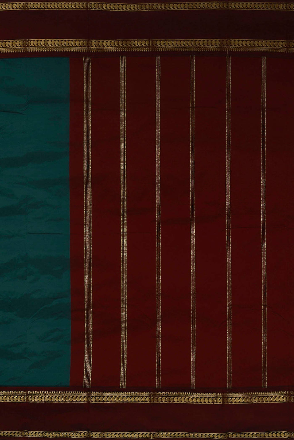 Green Blended Bangalore Silk Saree