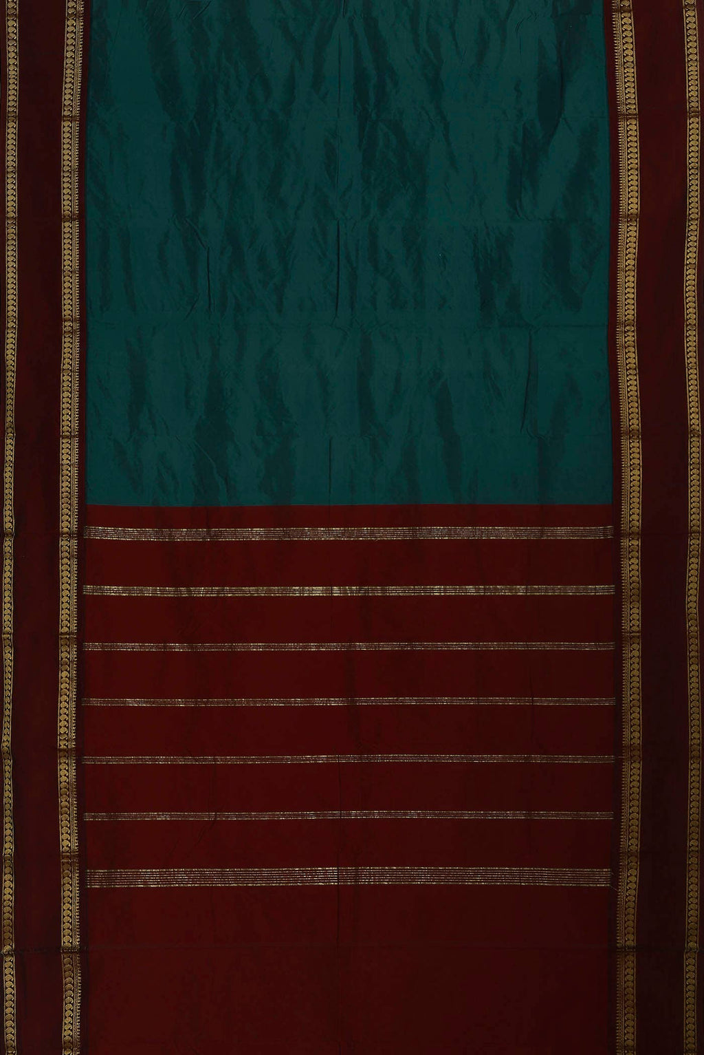 Green Blended Bangalore Silk Saree