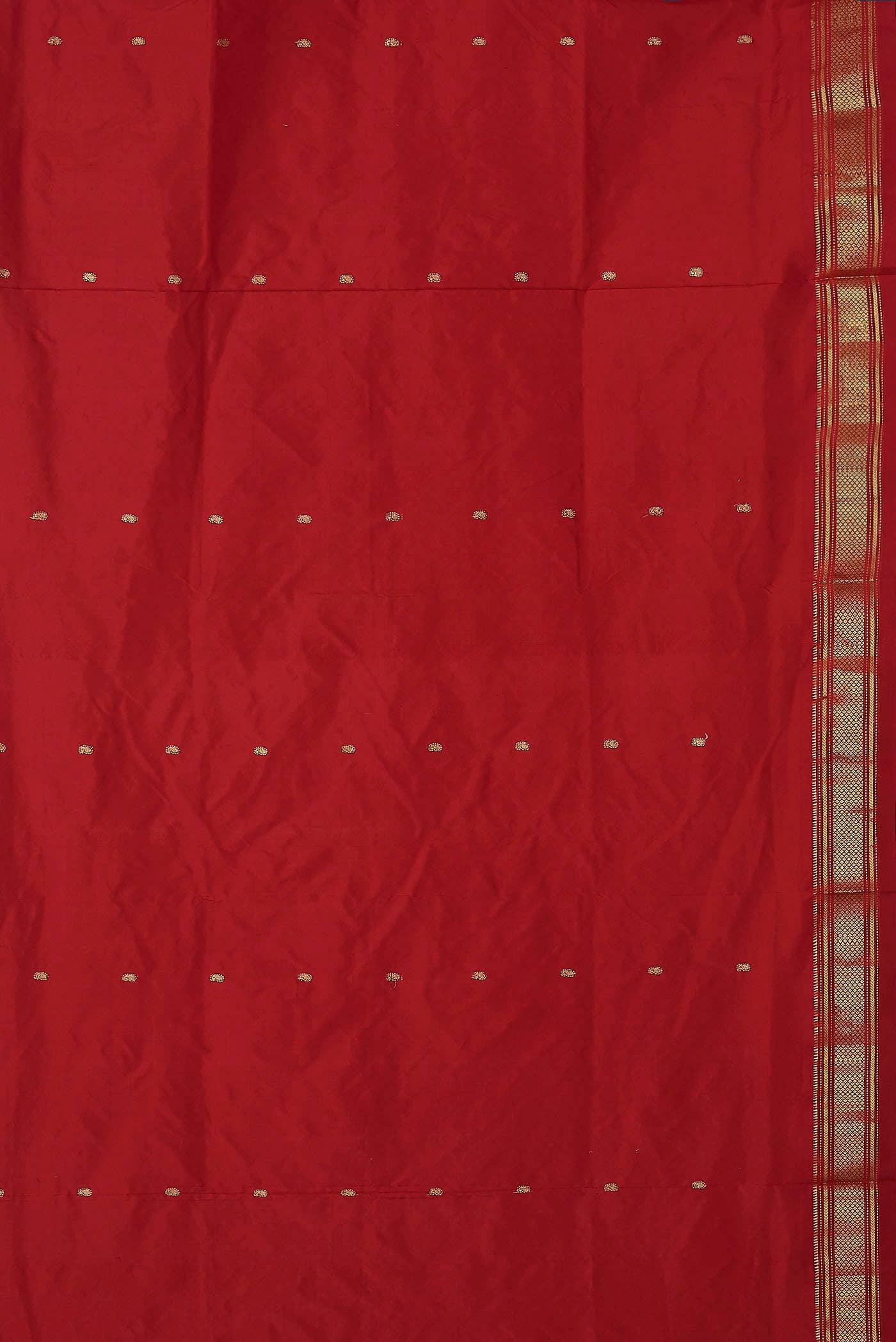 Red Paithani Silk Saree