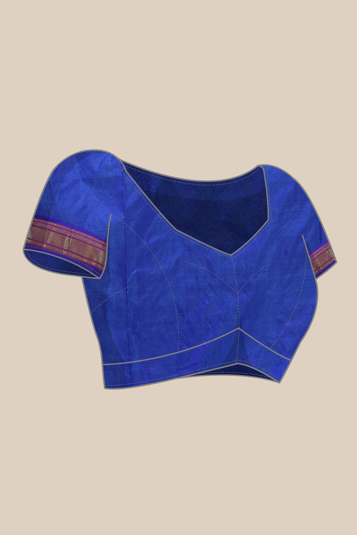Royal Blue Paithani Silk Saree