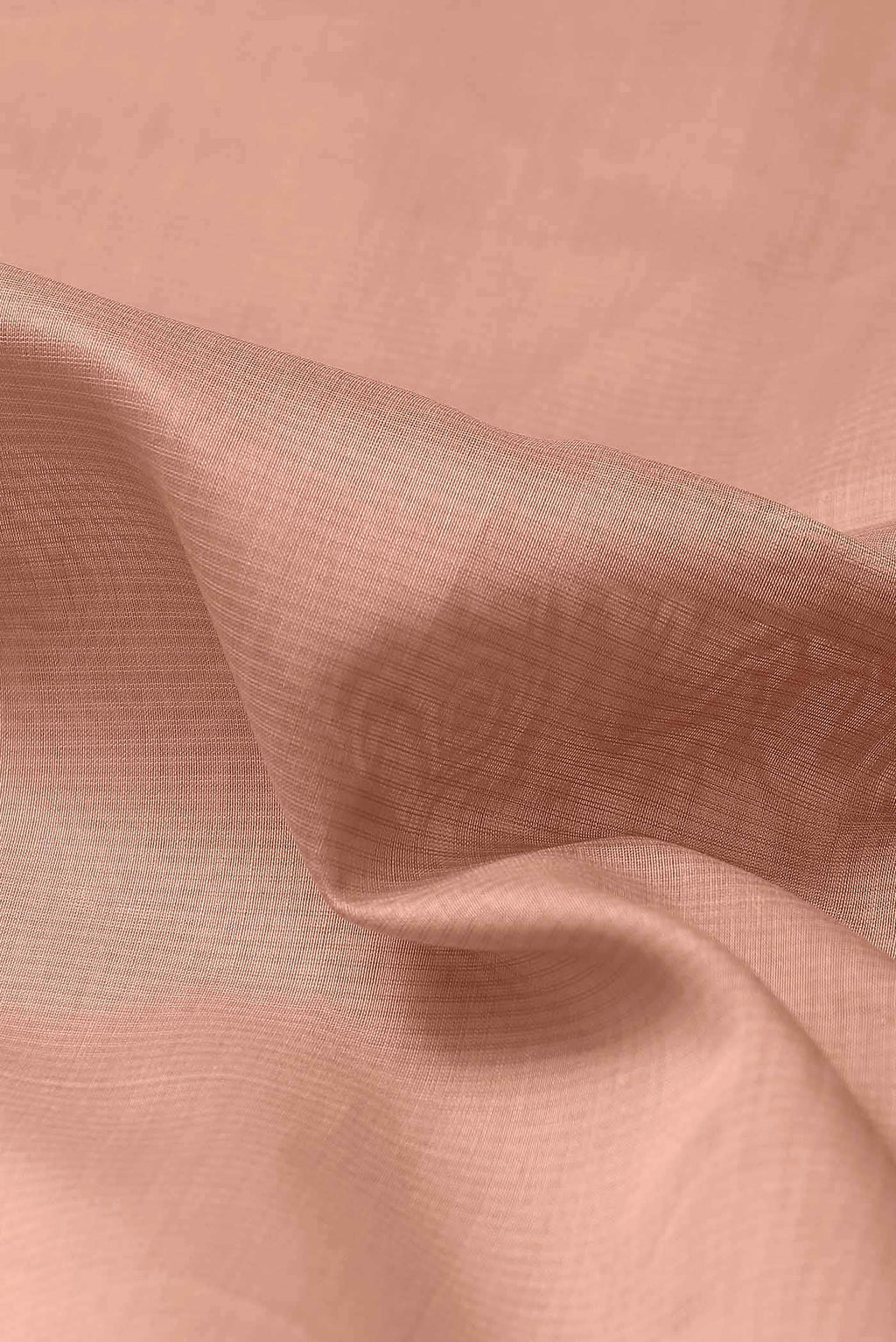 Peach Maheshwari Silk Cotton Saree