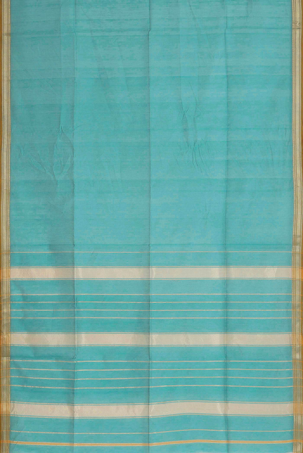 Blue Maheshwari Silk Cotton Saree