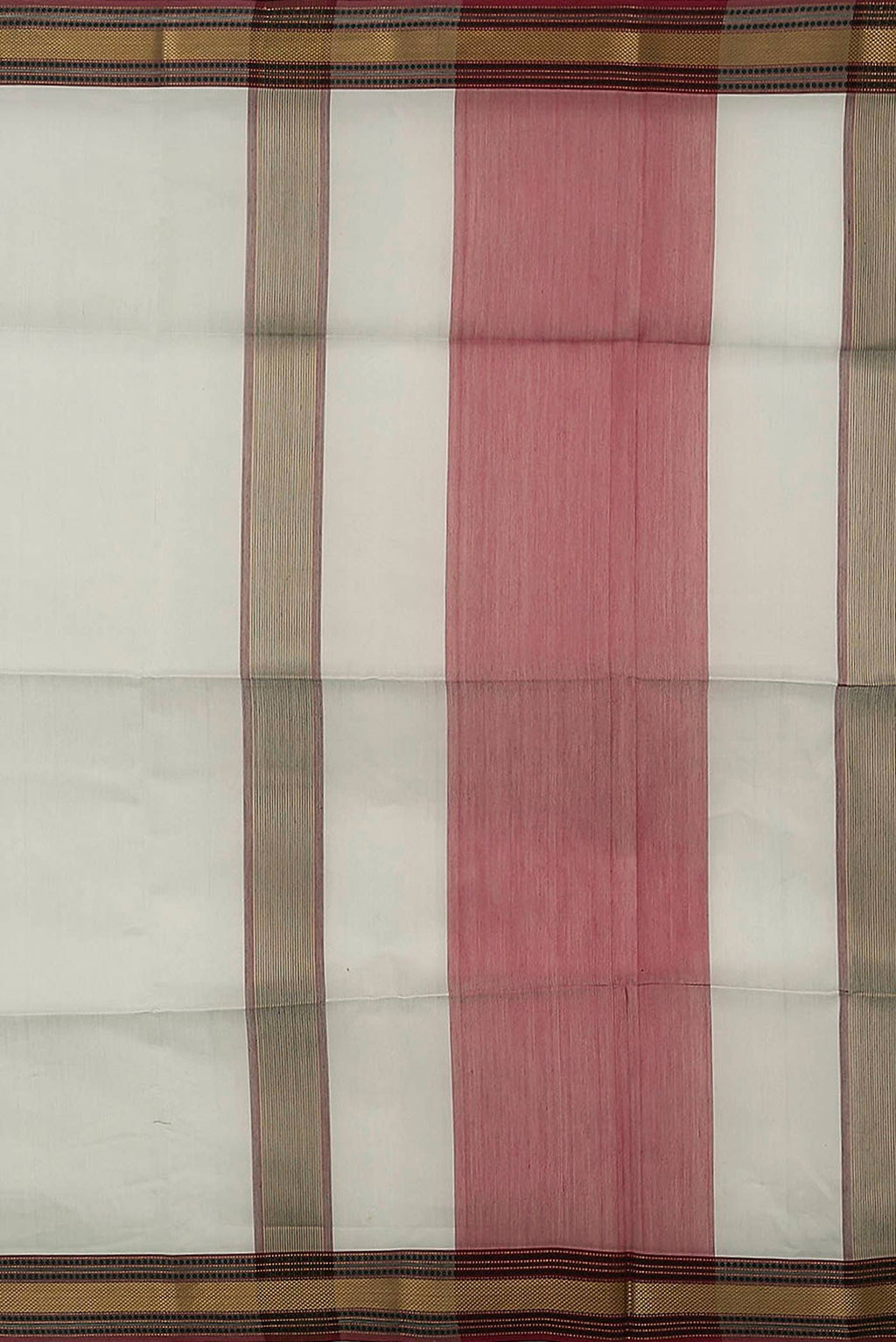 Grey Maheshwari Silk Cotton Saree