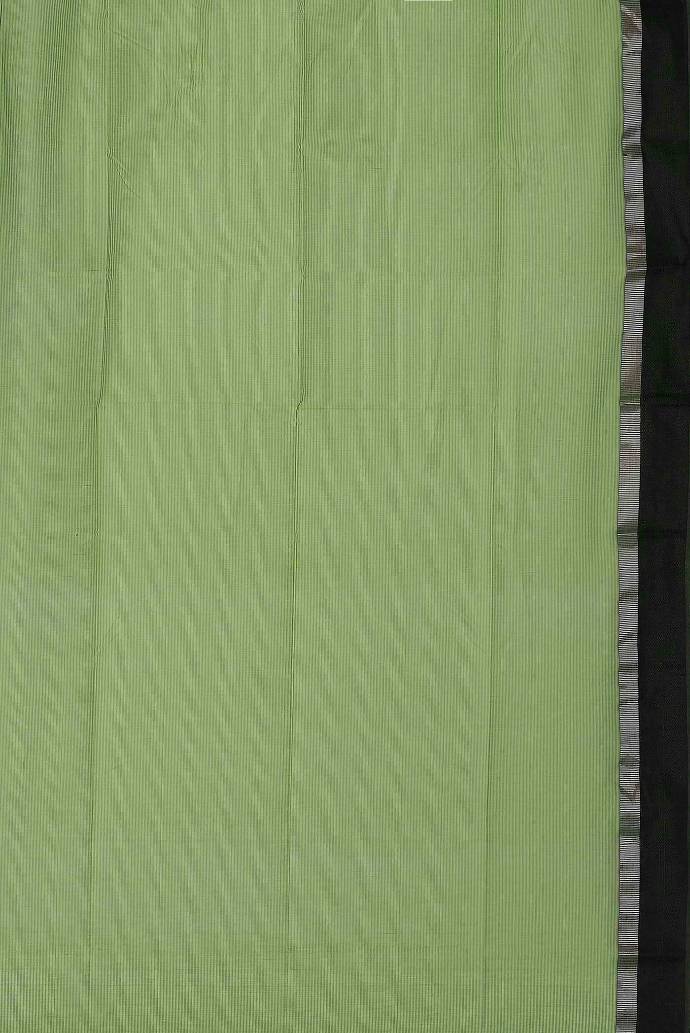 Green Maheshwari Silk Cotton Saree