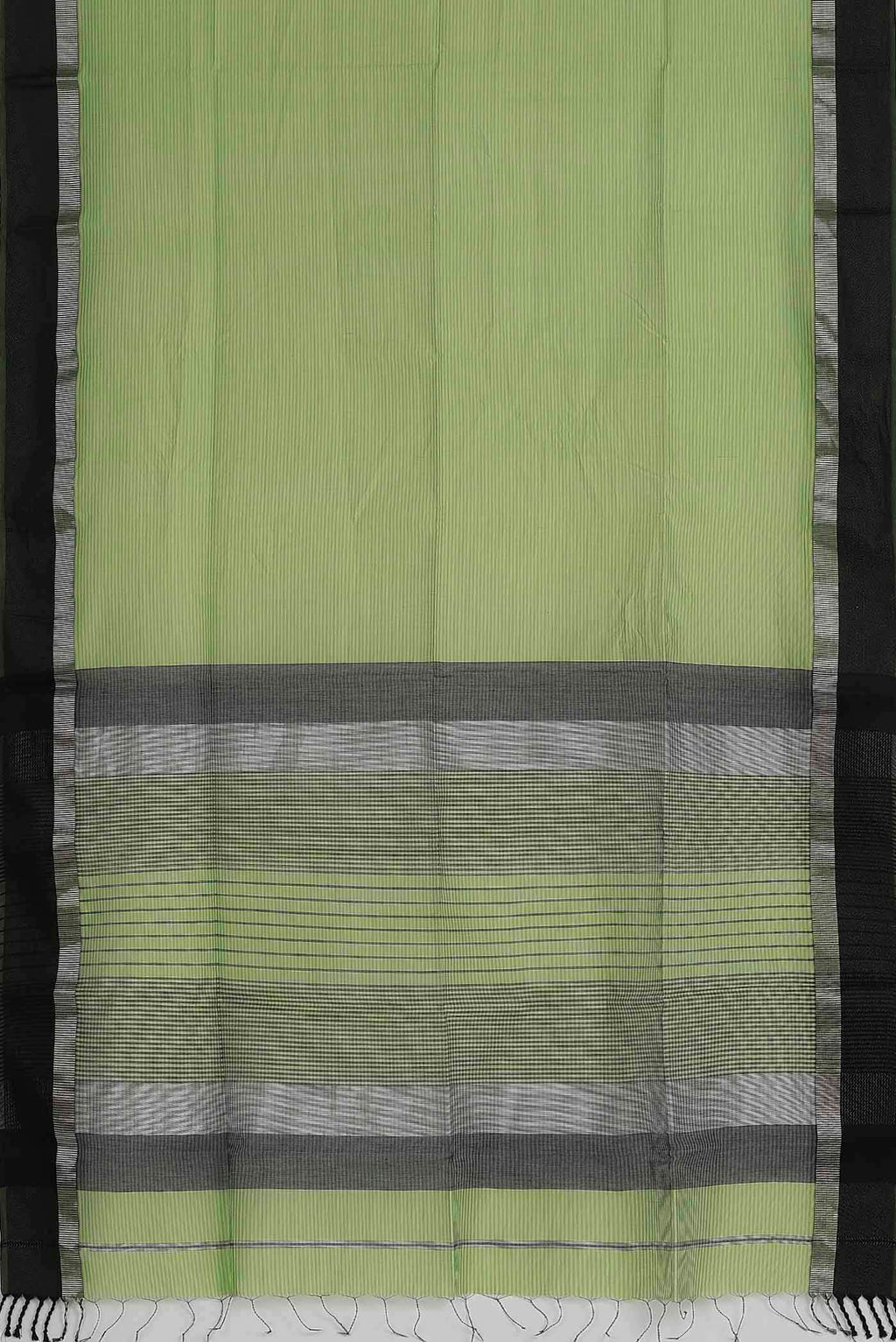 Green Maheshwari Silk Cotton Saree