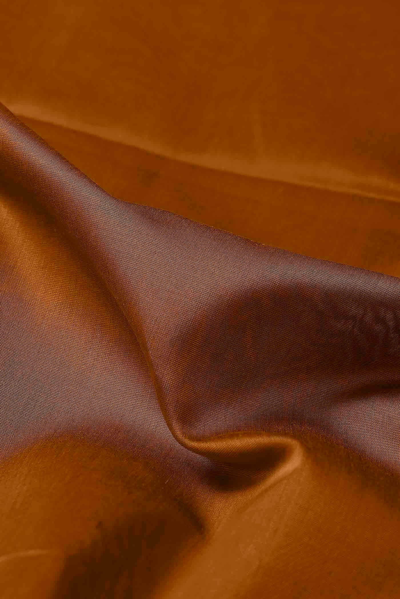 Rust Maheshwari Silk Cotton Saree