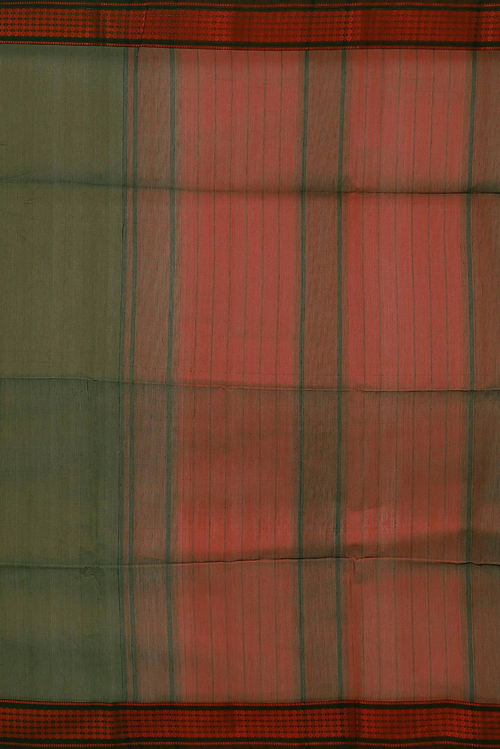 Green Maheshwari Silk Cotton Saree