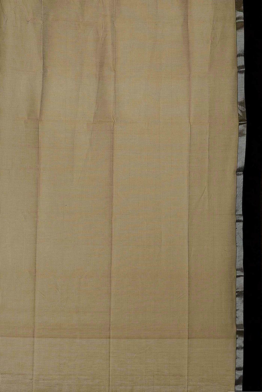 Beige Maheshwari Silk Cotton Saree