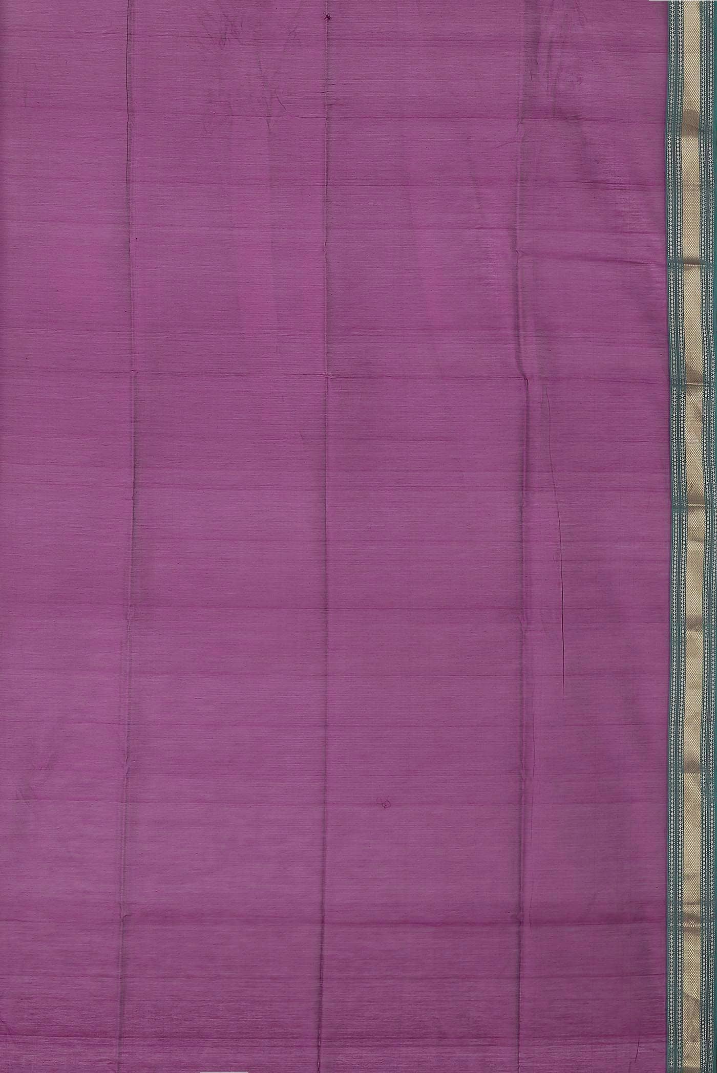 Purple Maheshwari Silk Cotton Saree