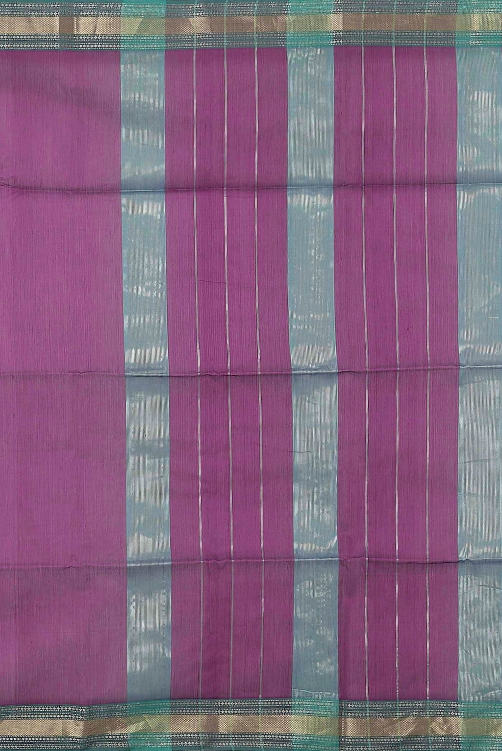 Purple Maheshwari Silk Cotton Saree
