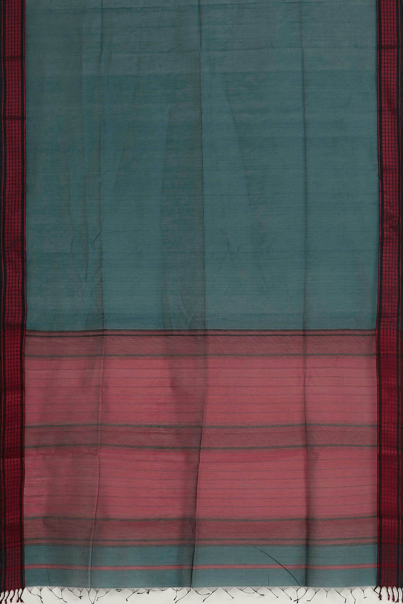 Blue Maheshwari Silk Cotton Saree