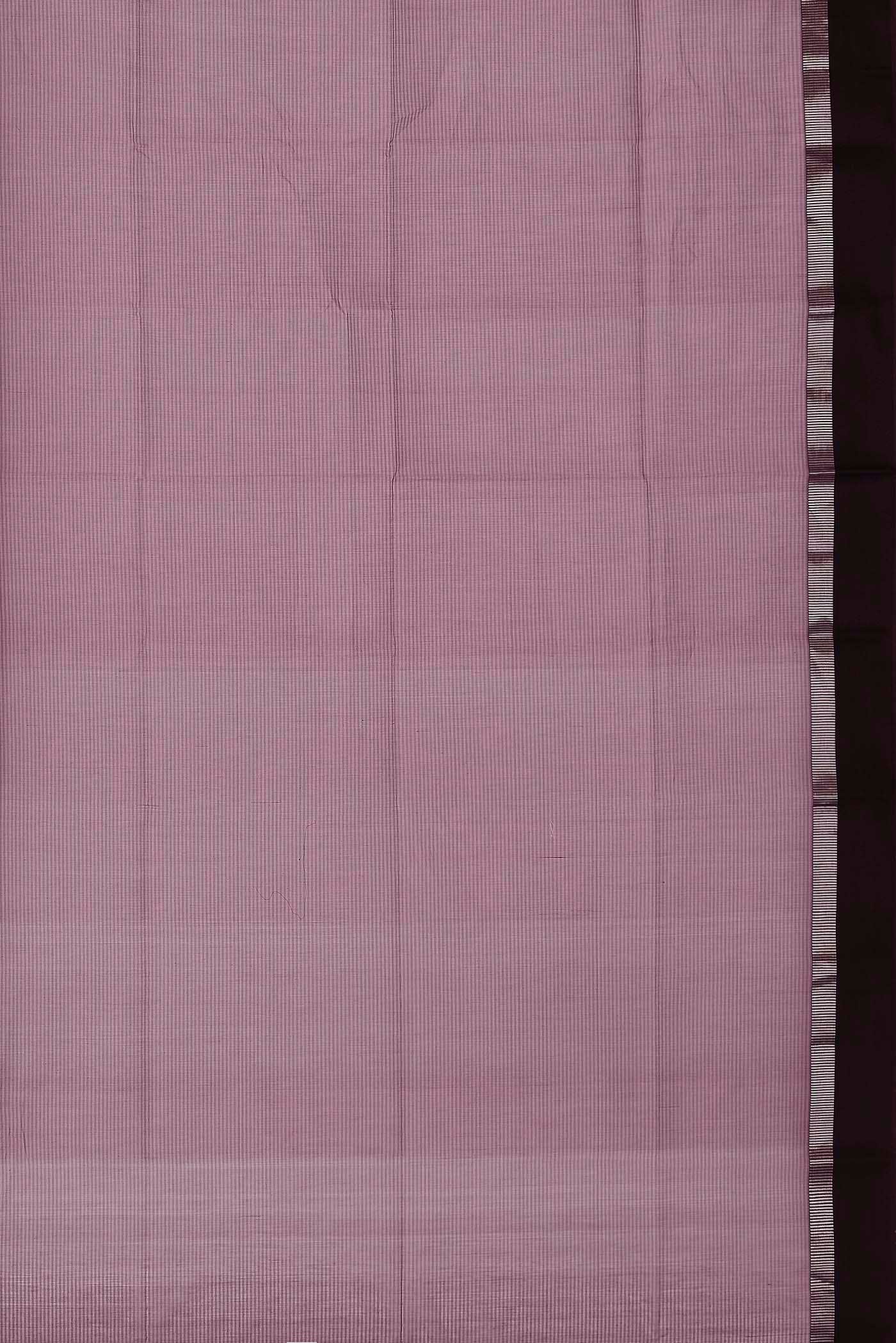 Lavender Maheshwari Silk Cotton Saree