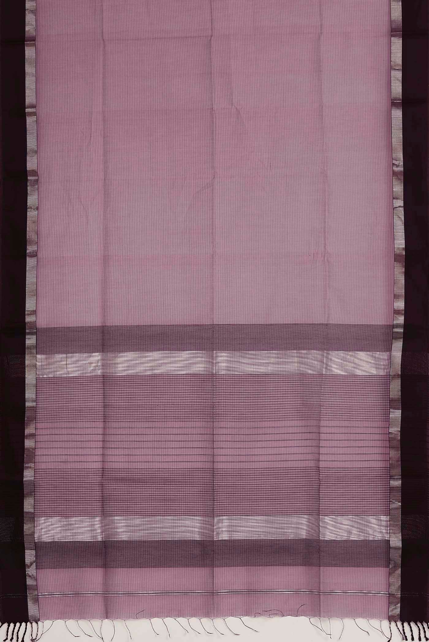 Lavender Maheshwari Silk Cotton Saree