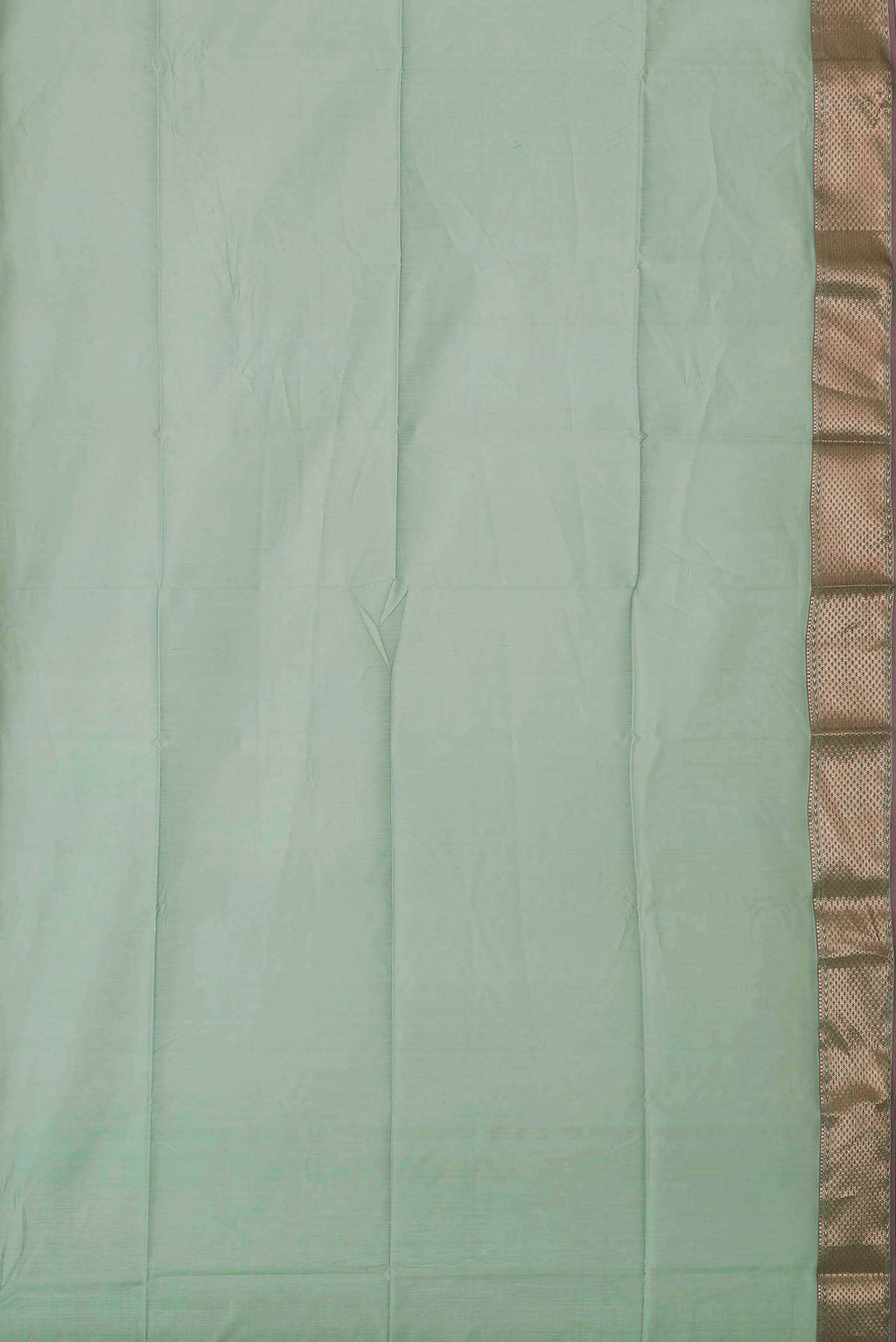 Green Maheshwari Silk Cotton Saree