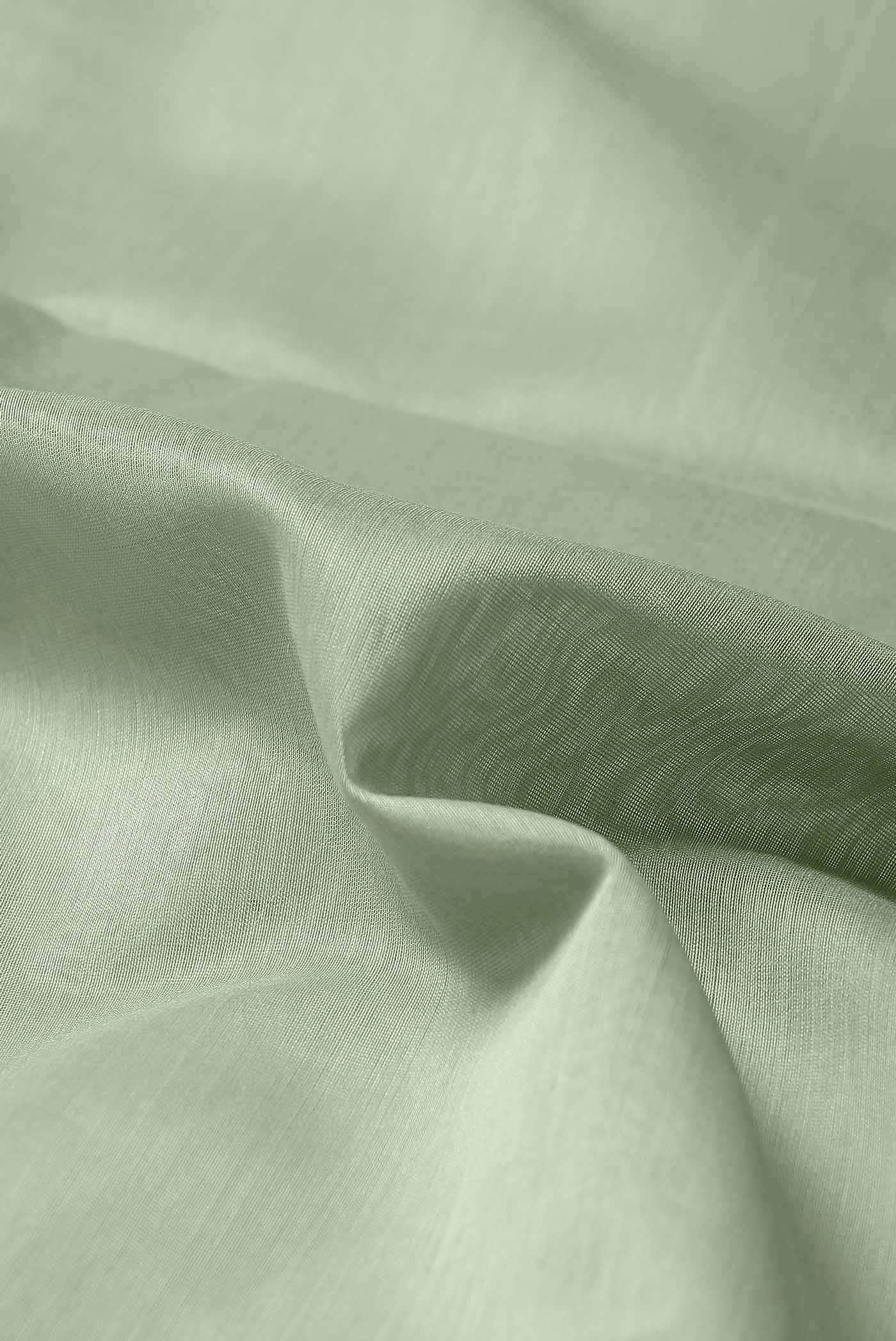 Green Maheshwari Silk Cotton Saree