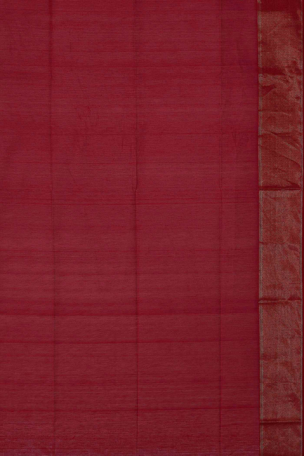 Maroon Maheshwari Silk Cotton Saree