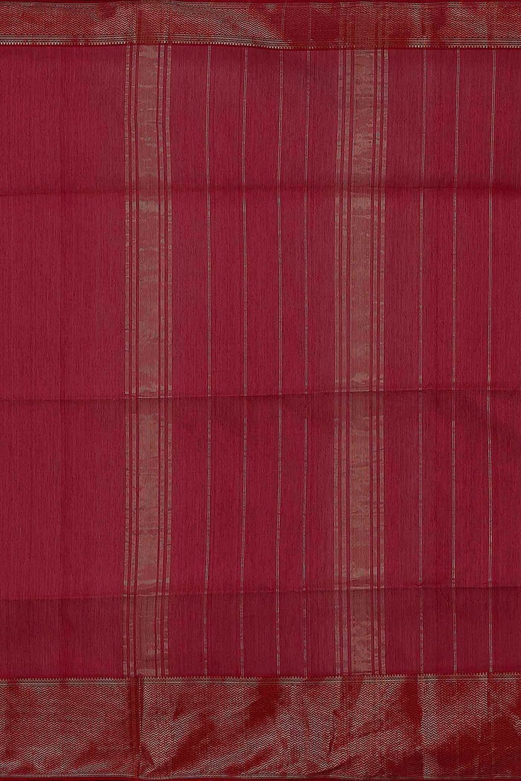 Maroon Maheshwari Silk Cotton Saree