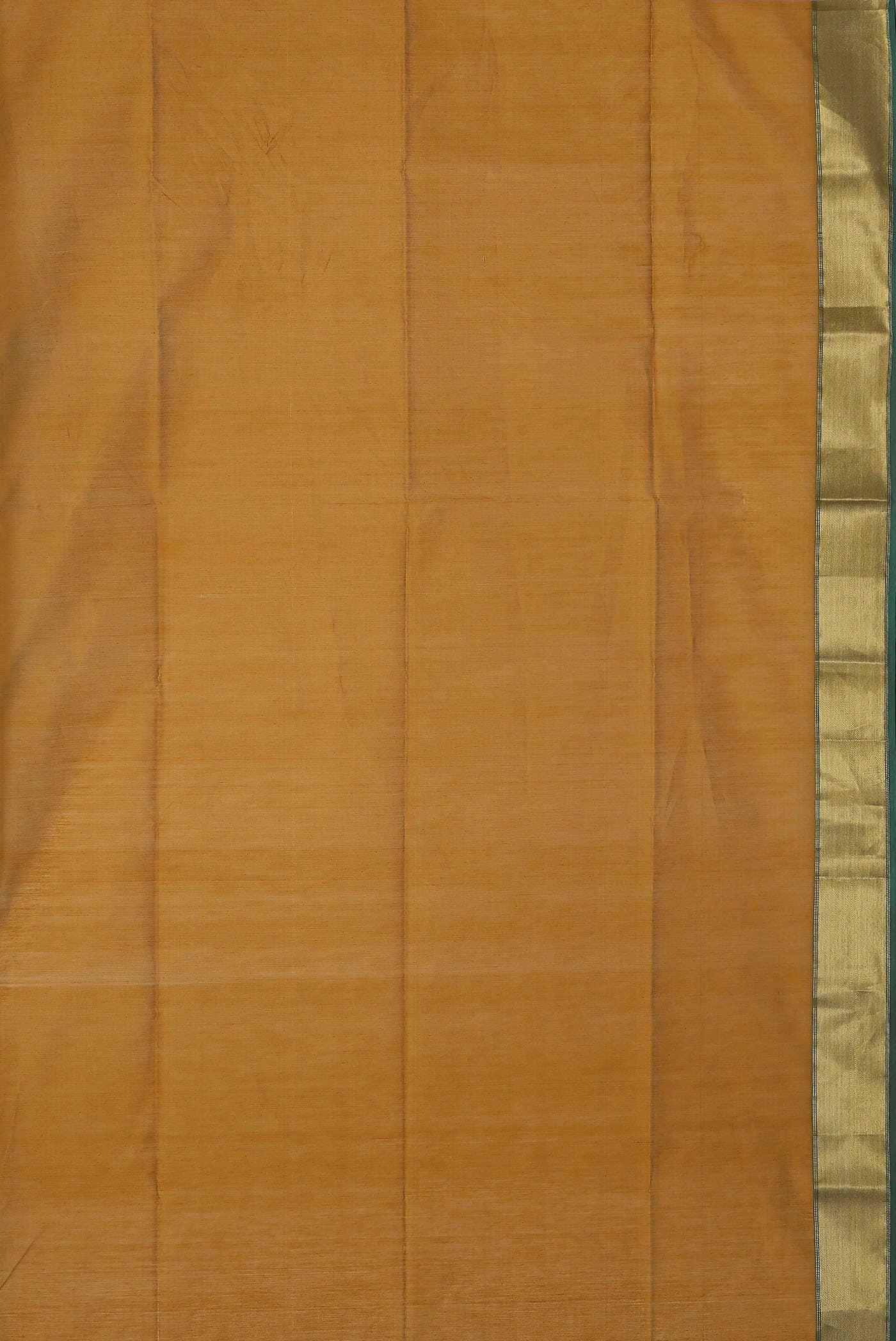 Mustard Maheshwari Silk Cotton Saree
