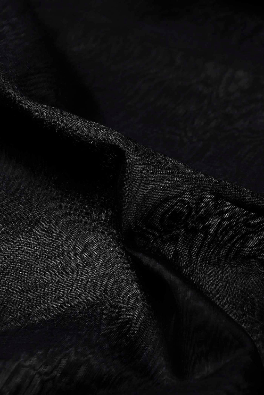 Black Maheshwari Silk Cotton Saree