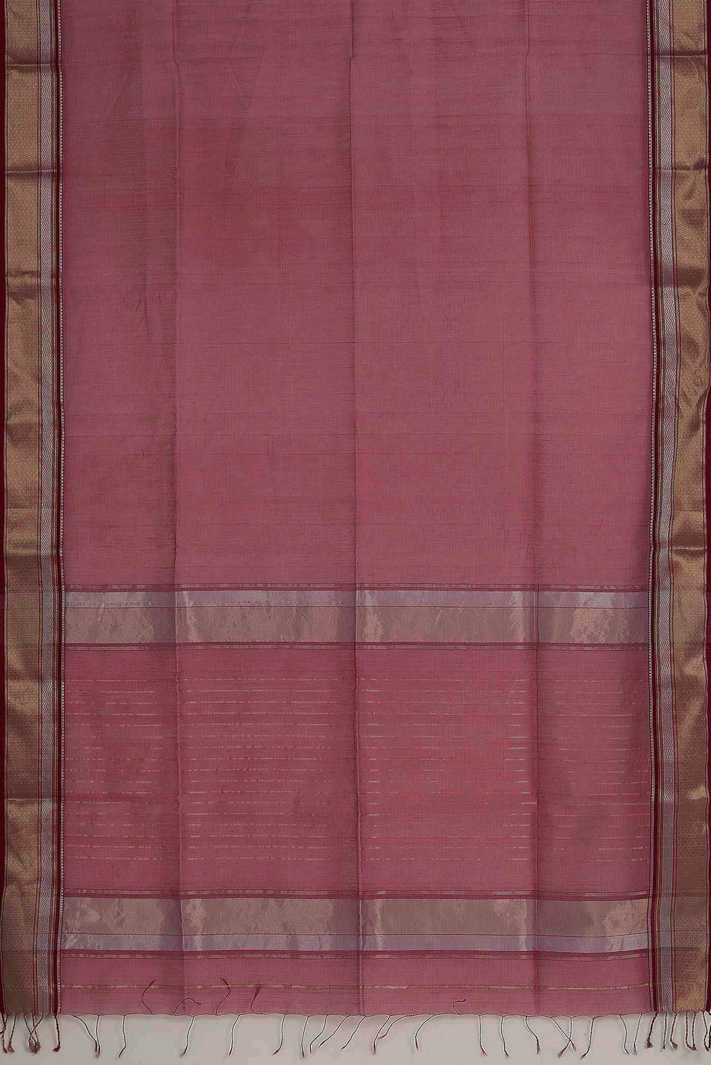 Pink Maheshwari Silk Cotton Saree