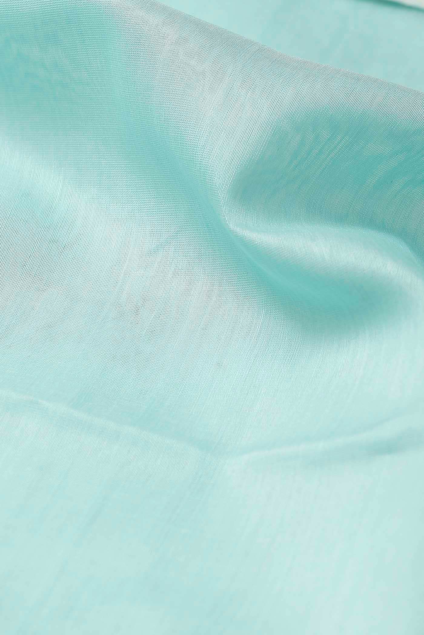 Blue Maheshwari Silk Cotton Saree