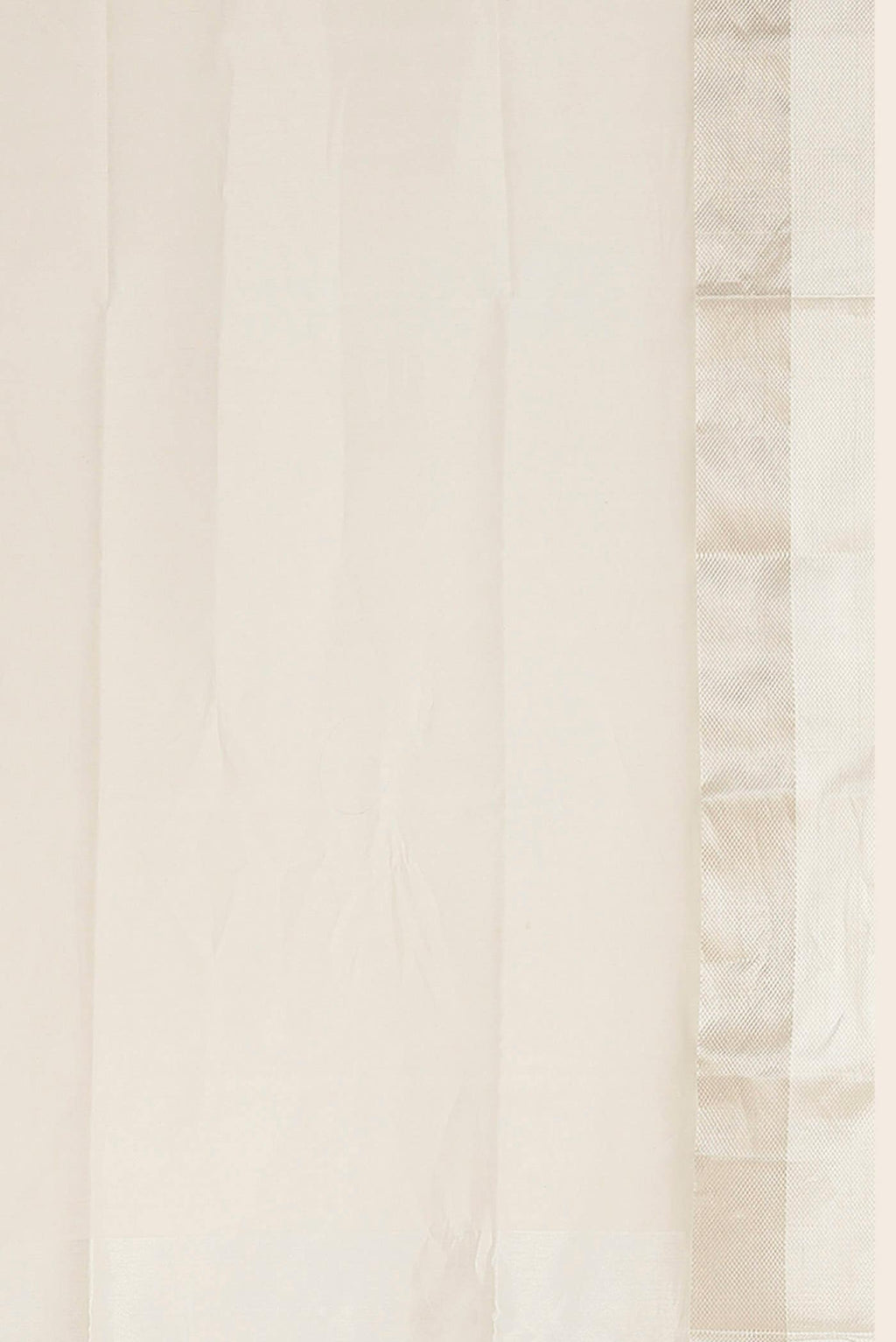 Off White Maheshwari Silk Cotton Saree