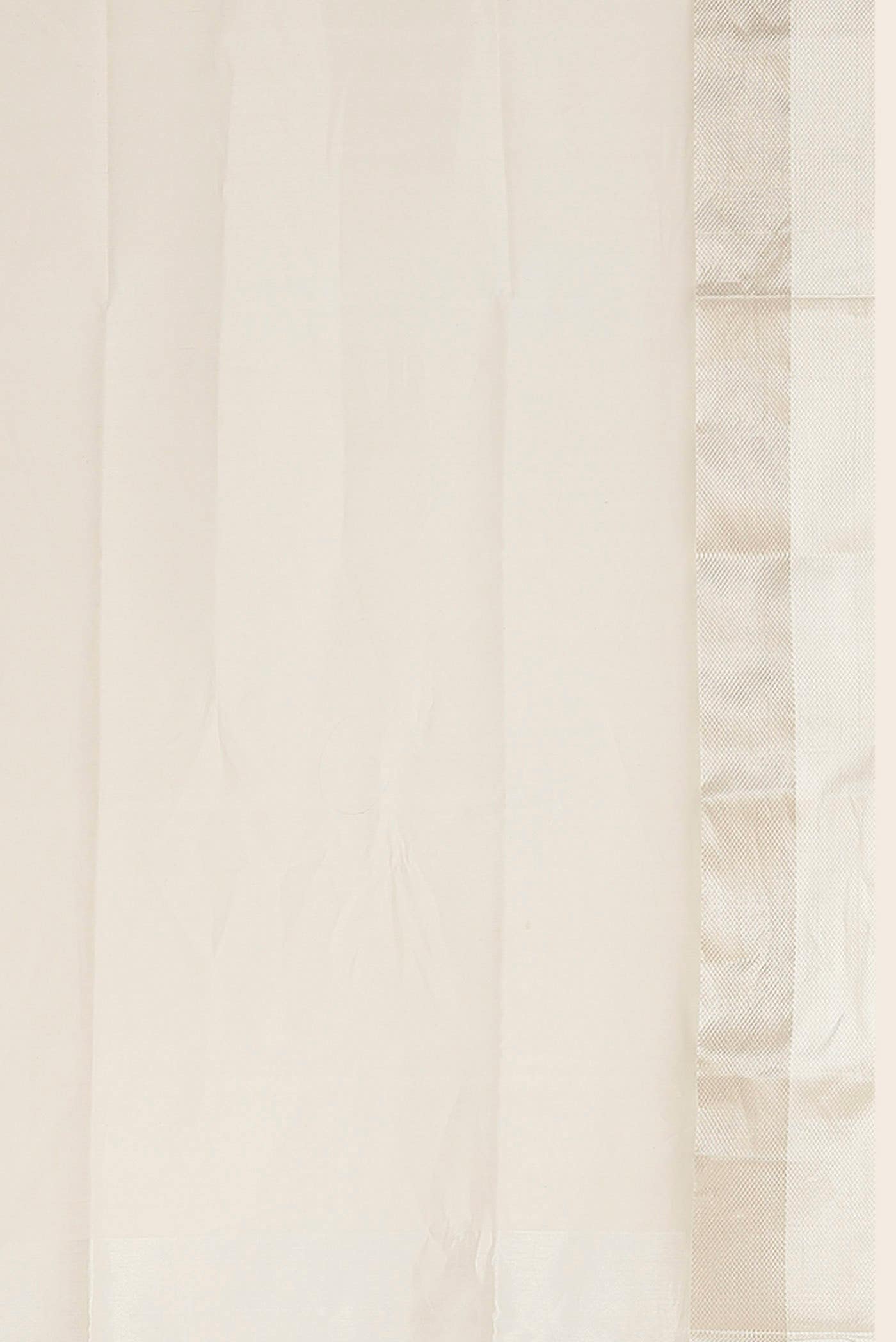 Off White Maheshwari Silk Cotton Saree