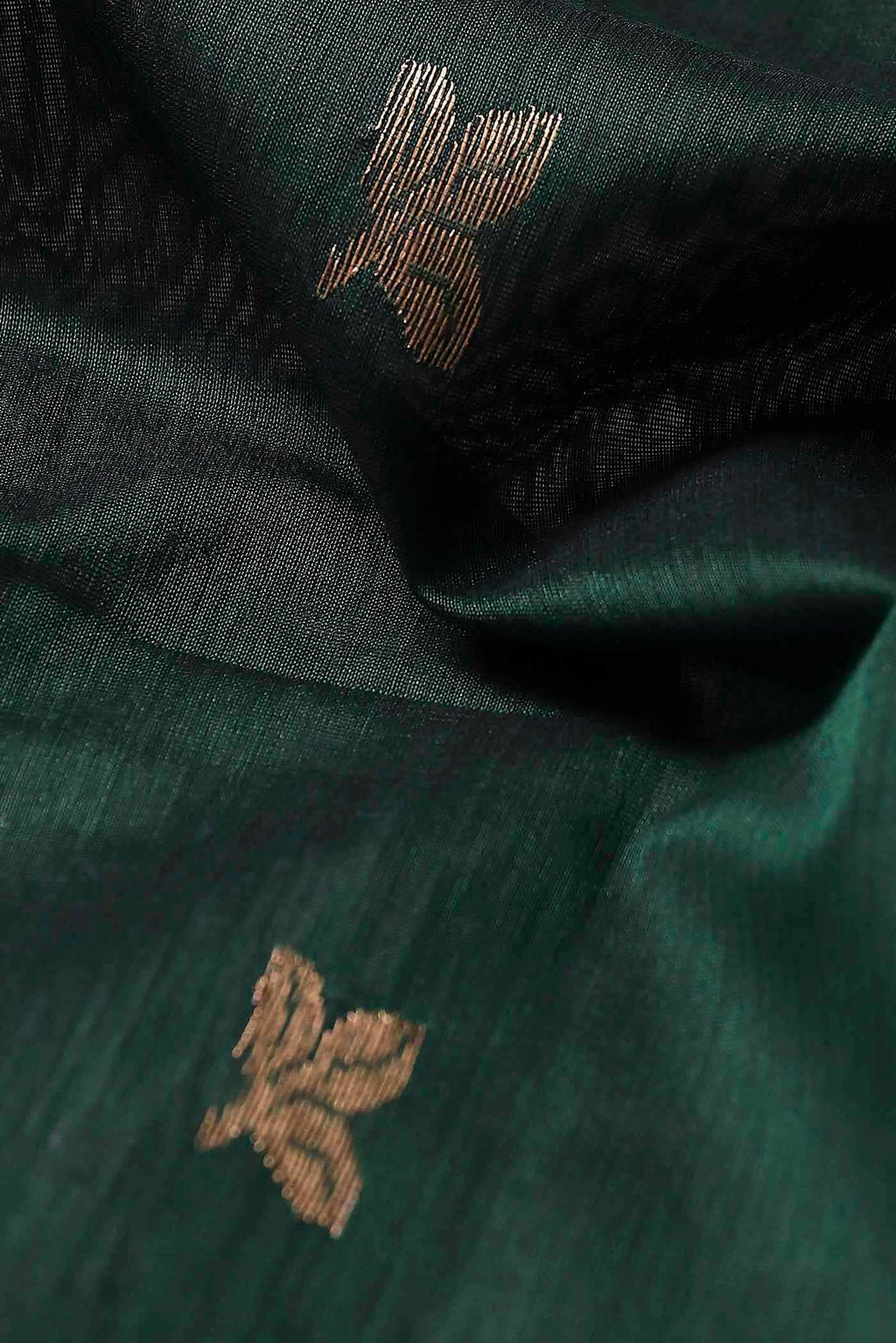 Green Maheshwari Silk Cotton Saree