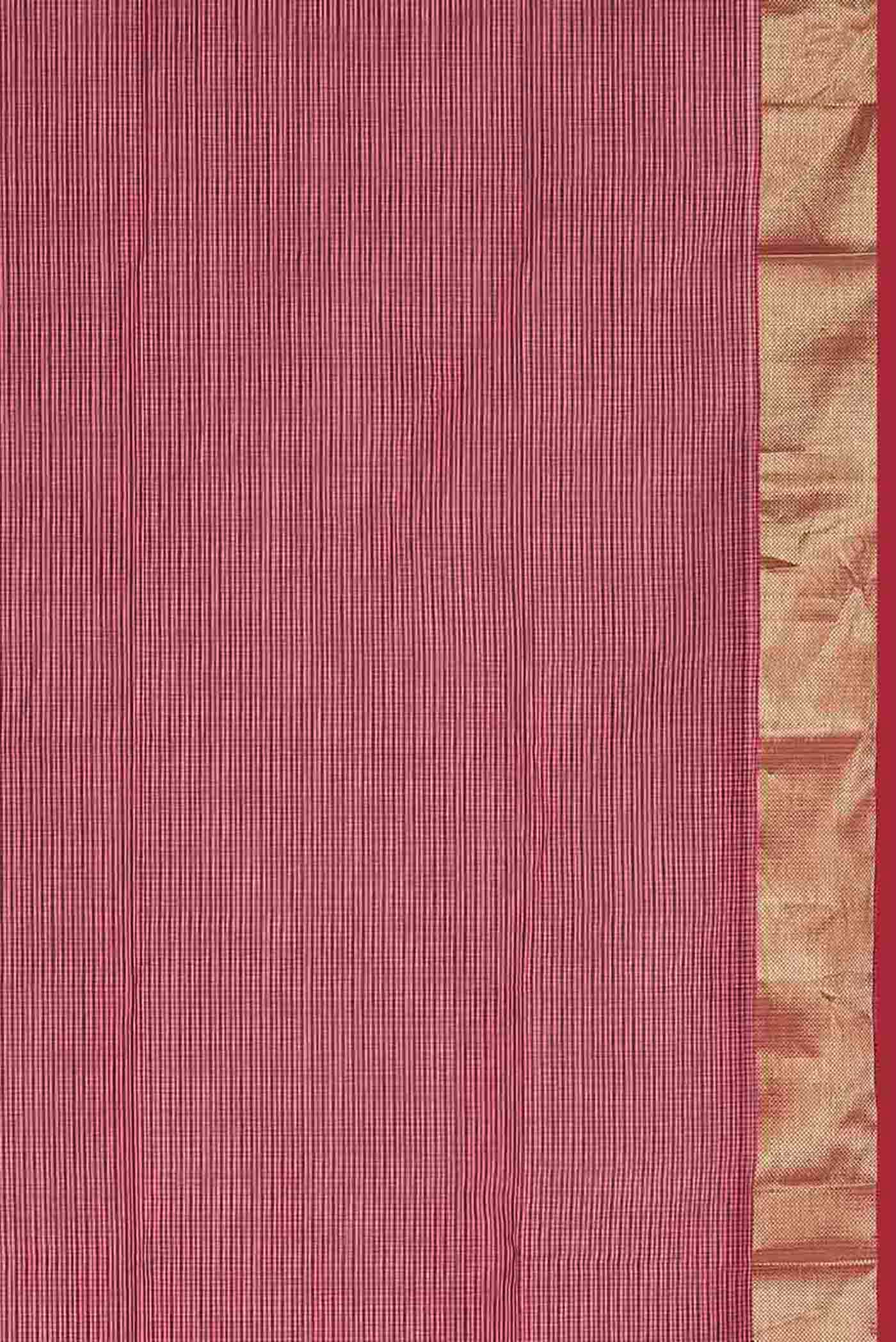 Pink Maheshwari Silk Cotton Saree