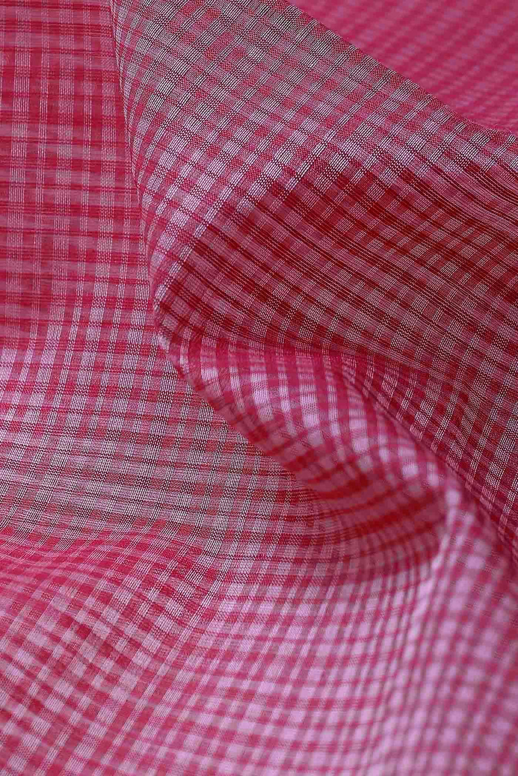 Pink Maheshwari Silk Cotton Saree