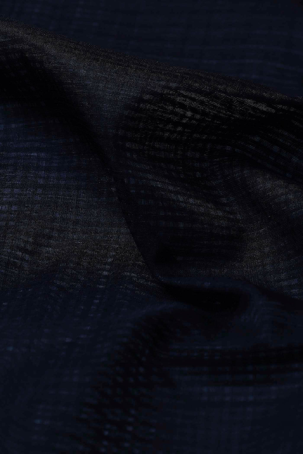 Black Maheshwari Silk Cotton Saree