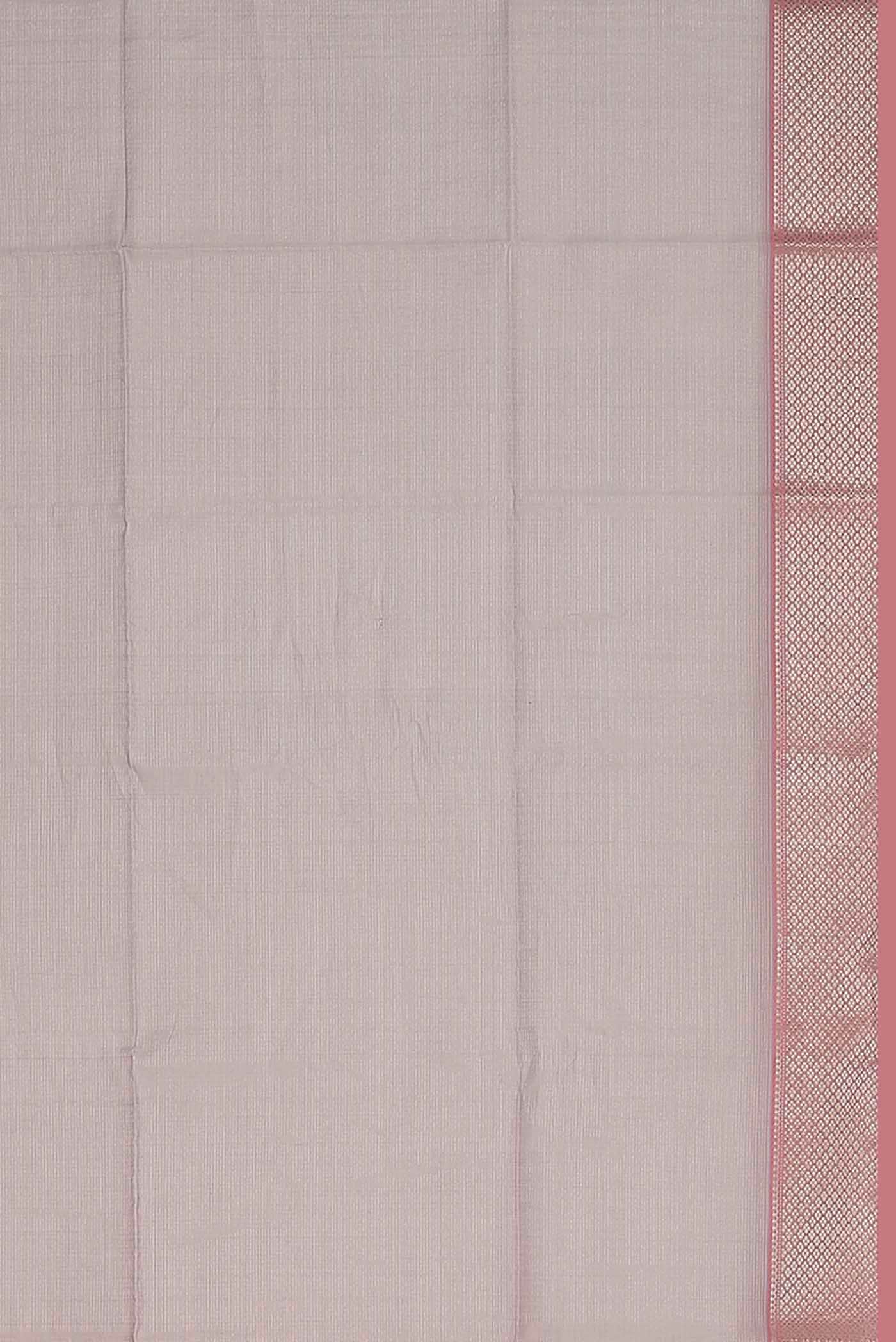 Lavender Maheshwari Silk Cotton Saree