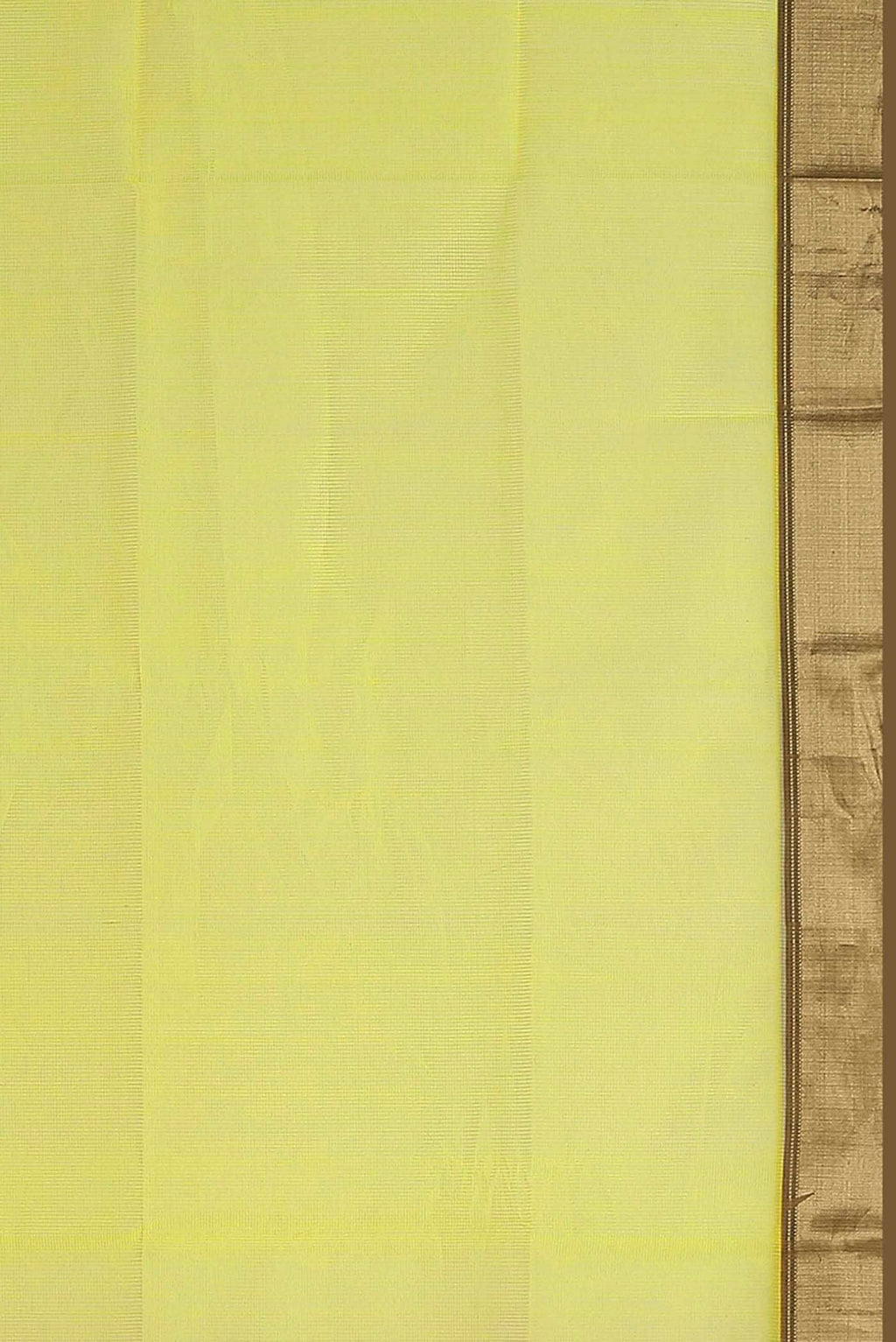 Yellow Maheshwari Silk Cotton Saree