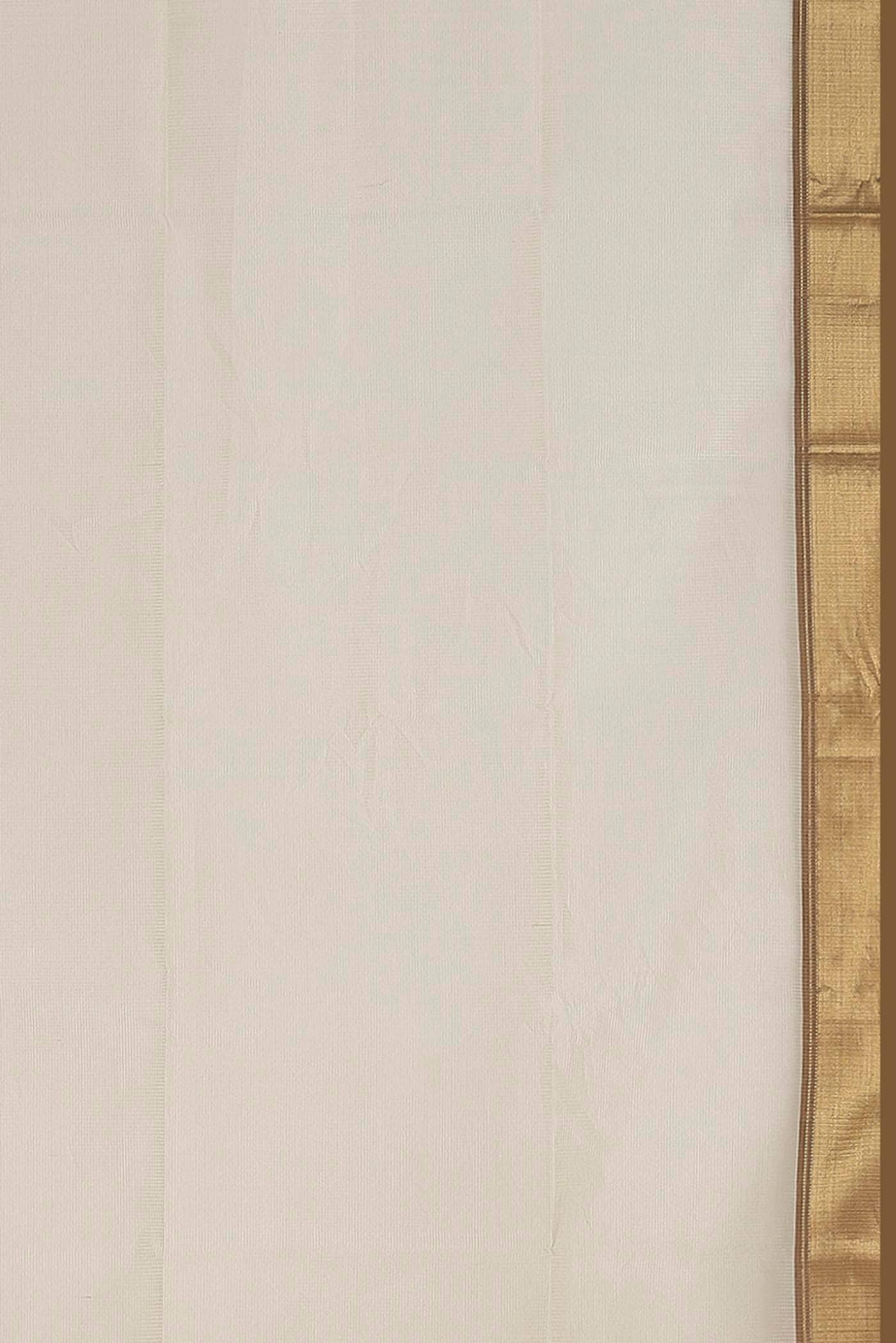 Beige Maheshwari Silk Cotton Saree